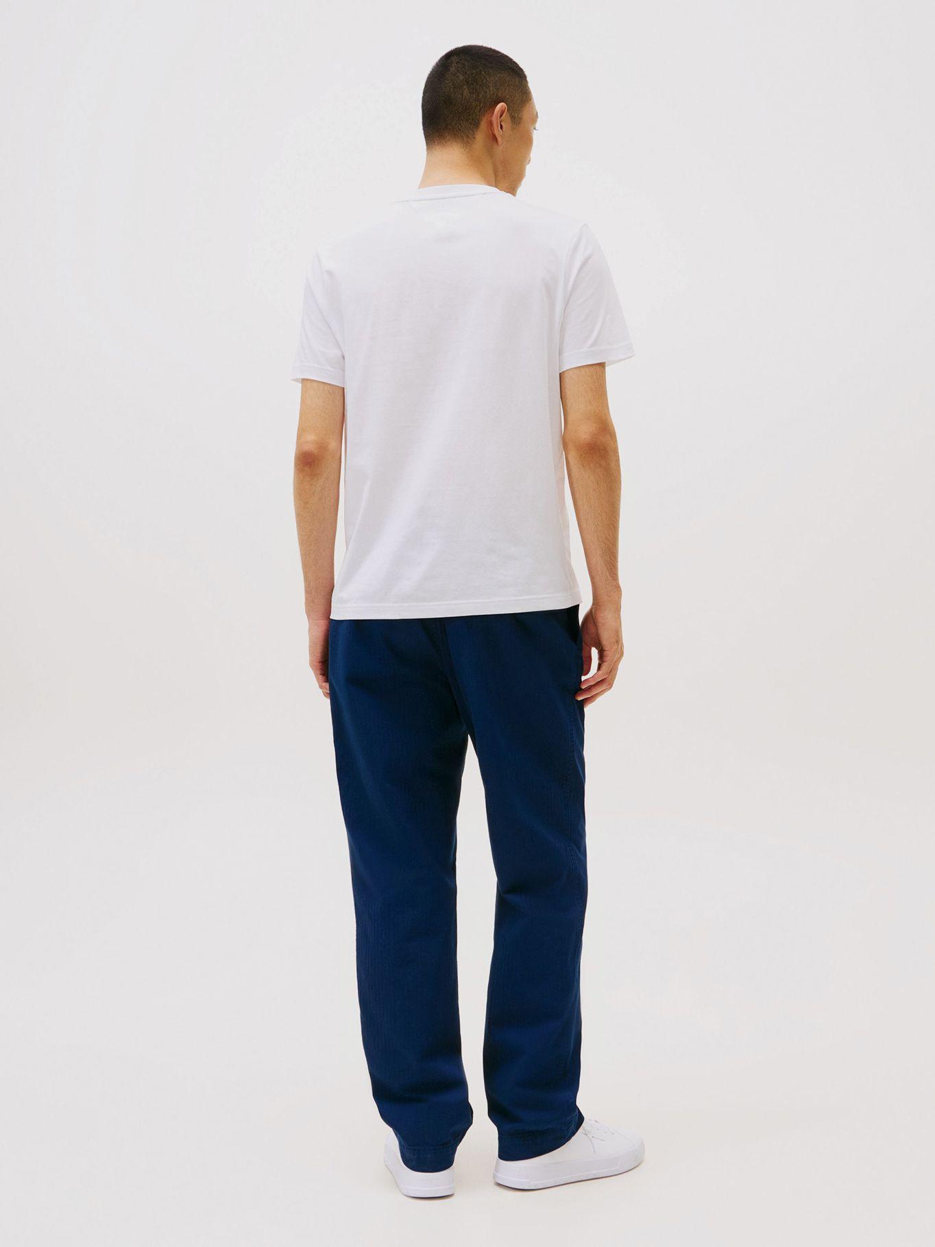 Polera Center Stack Logo Blanco Tommy Hilfiger-2