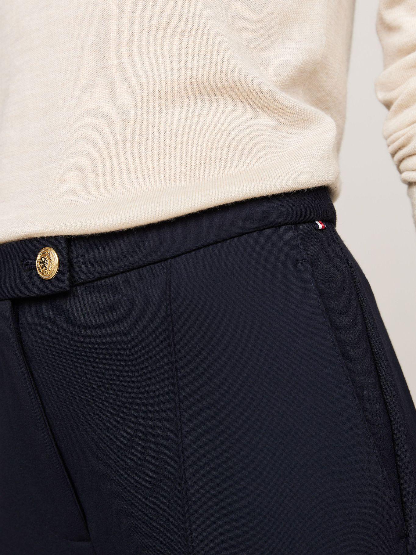 Pantalón De Corte Slim Raya Marcada Azul Tommy Hilfiger-4