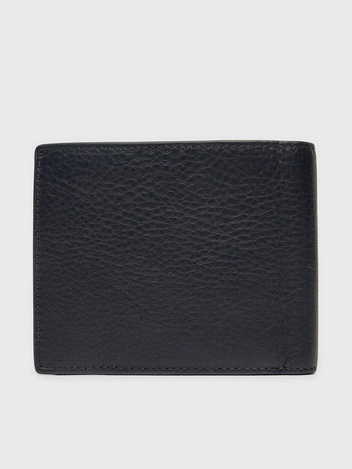 Billetera Casual De Cuero Azul Tommy Hilfiger-1