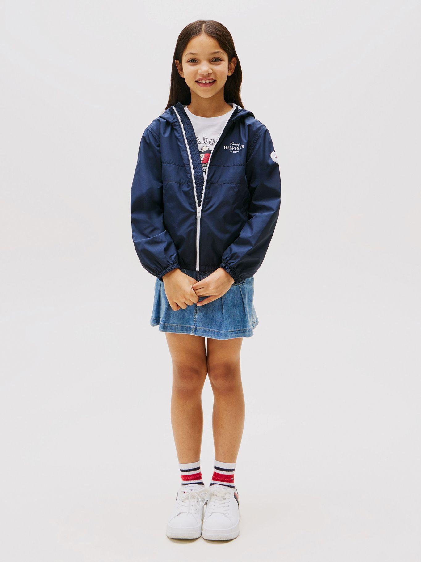 Cortavientos Con Gorro Y Logo Azul Tommy Hilfiger-1