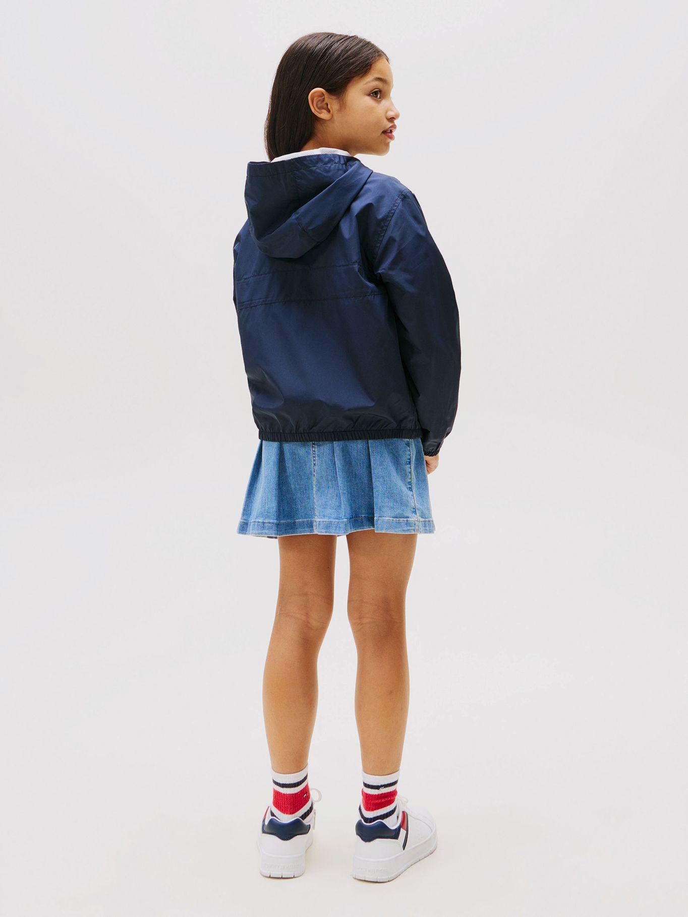 Cortavientos Con Gorro Y Logo Azul Tommy Hilfiger-2
