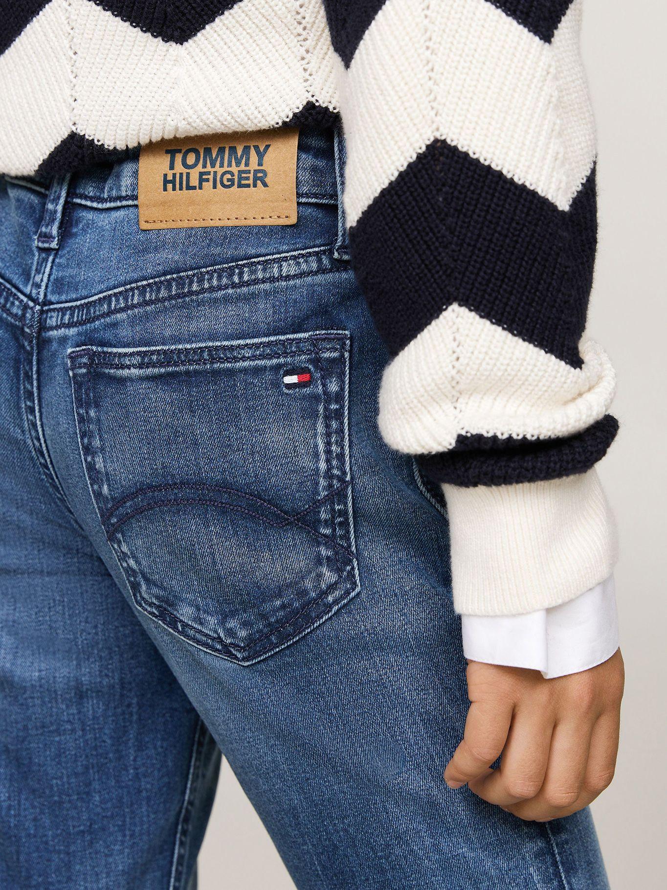 Jeans Nora Con Logo Azul Tommy Hilfiger-3