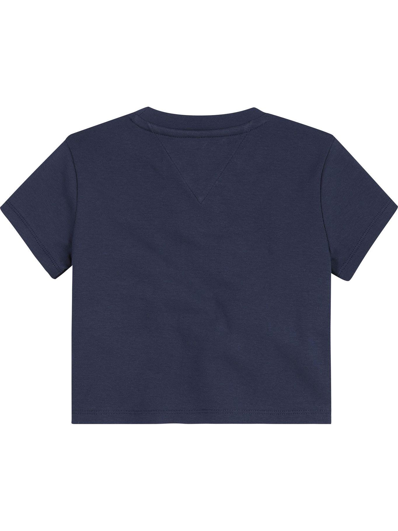 Polera Corte Cropped Azul Tommy Hilfiger MY2-1
