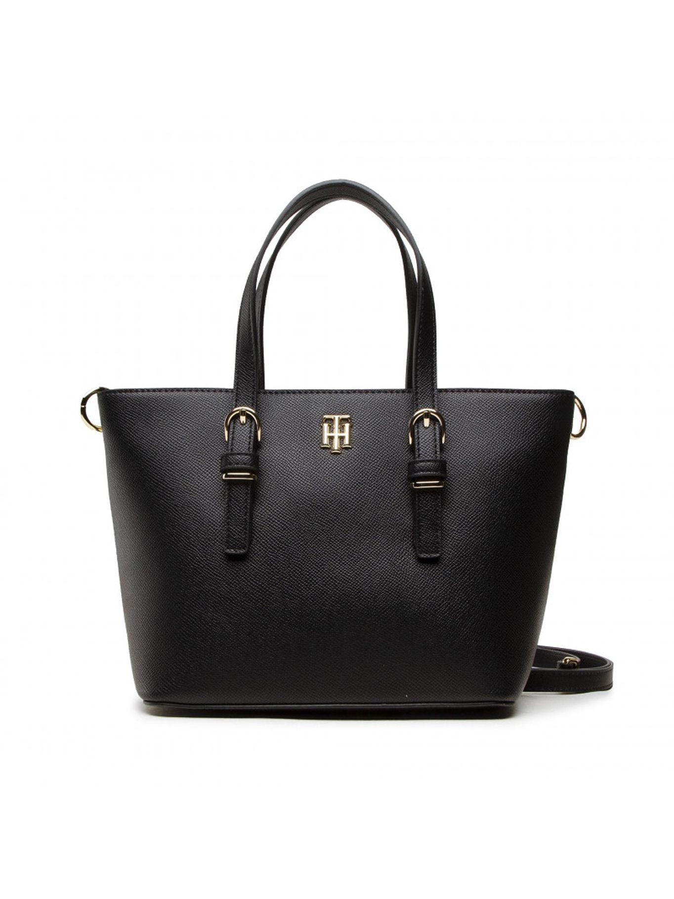 Bolso Tote Small Logo Monogram Negro Tommy Hilfiger-0