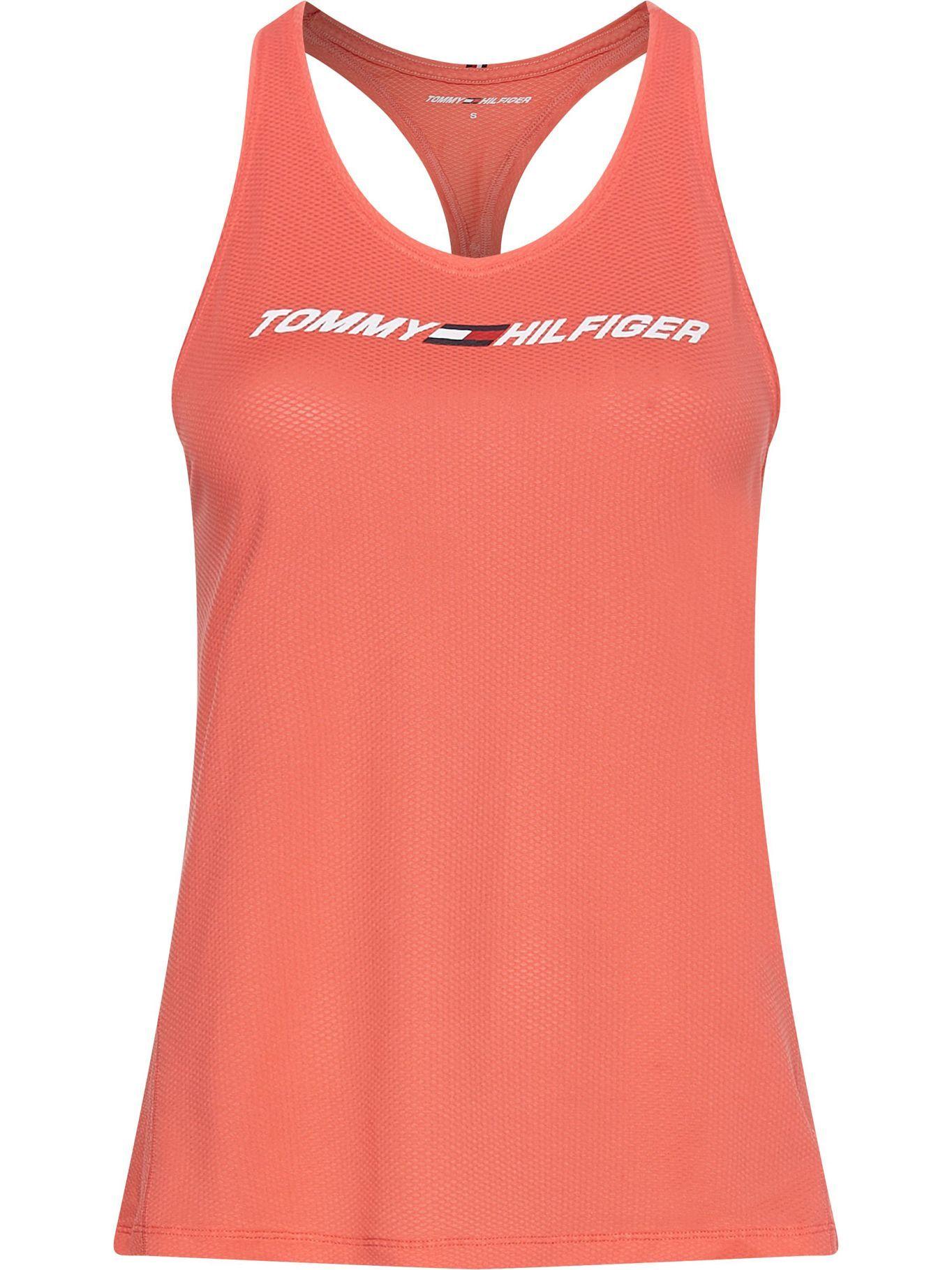 Polera Sport Sin Mangas Coral Tommy Hilfiger MY2-0