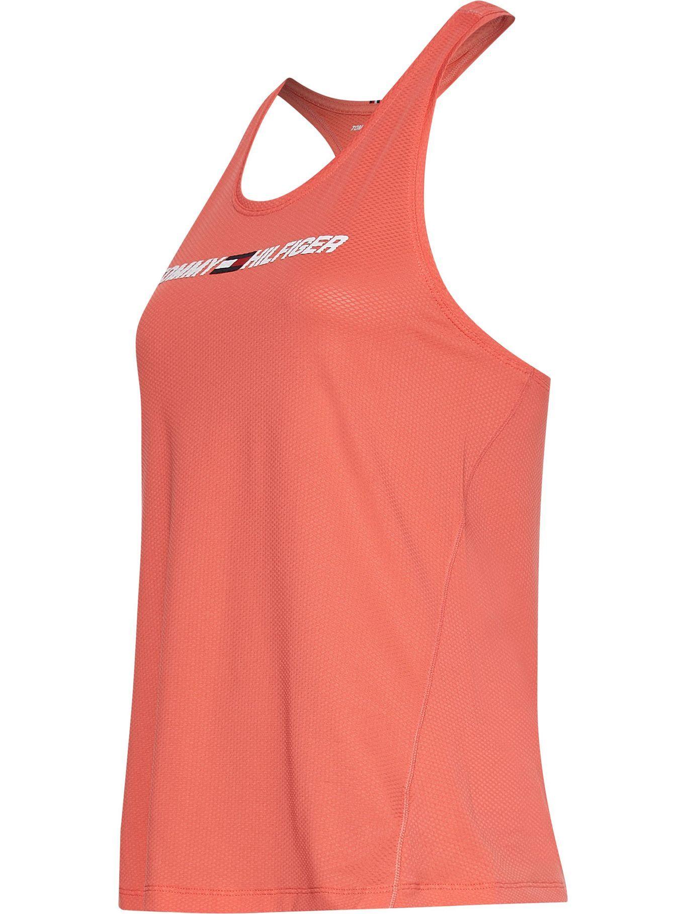 Polera Sport Sin Mangas Coral Tommy Hilfiger MY2-2