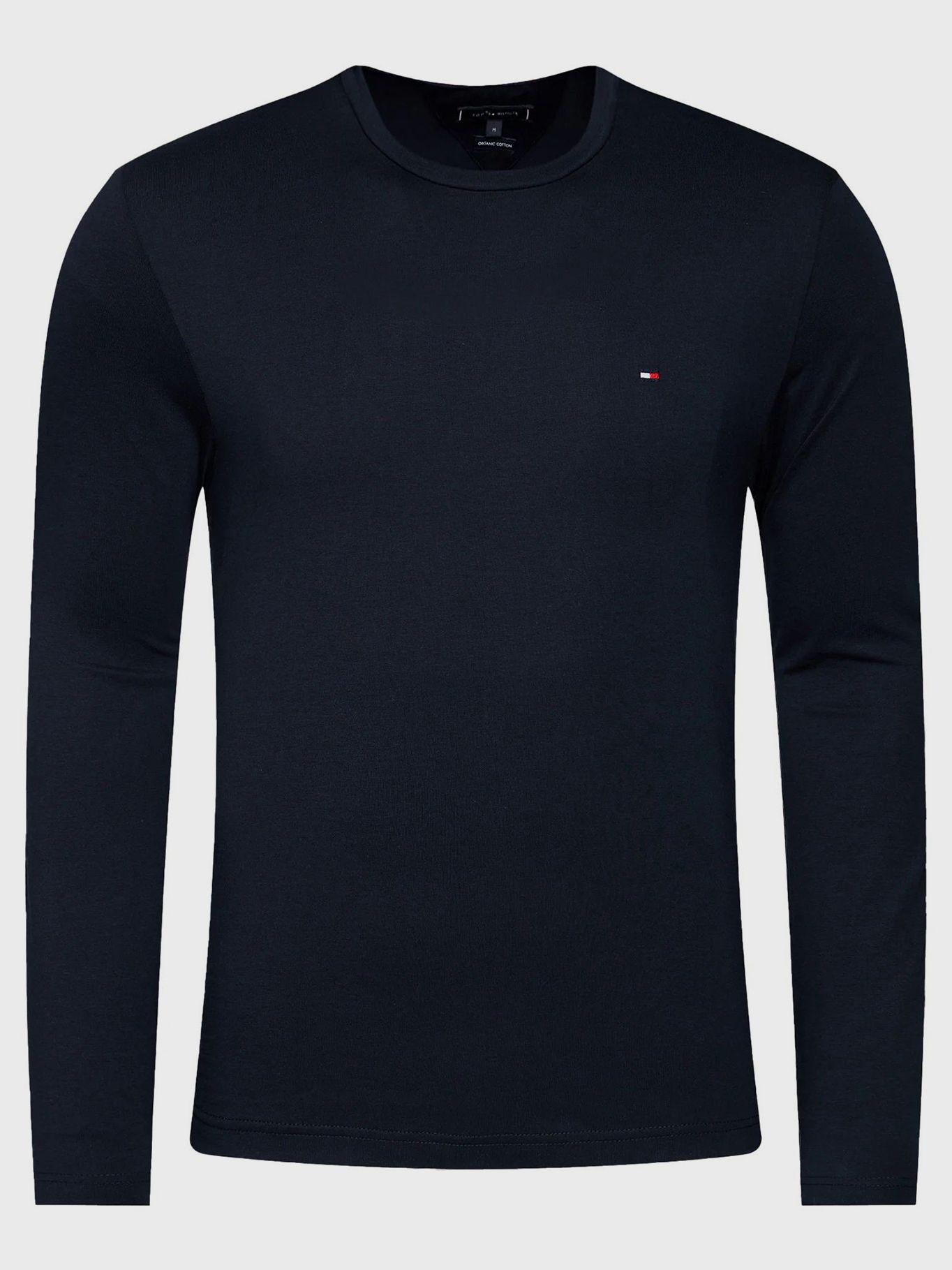 Polera Essential Flag Logo Azul Tommy Hilfiger-4