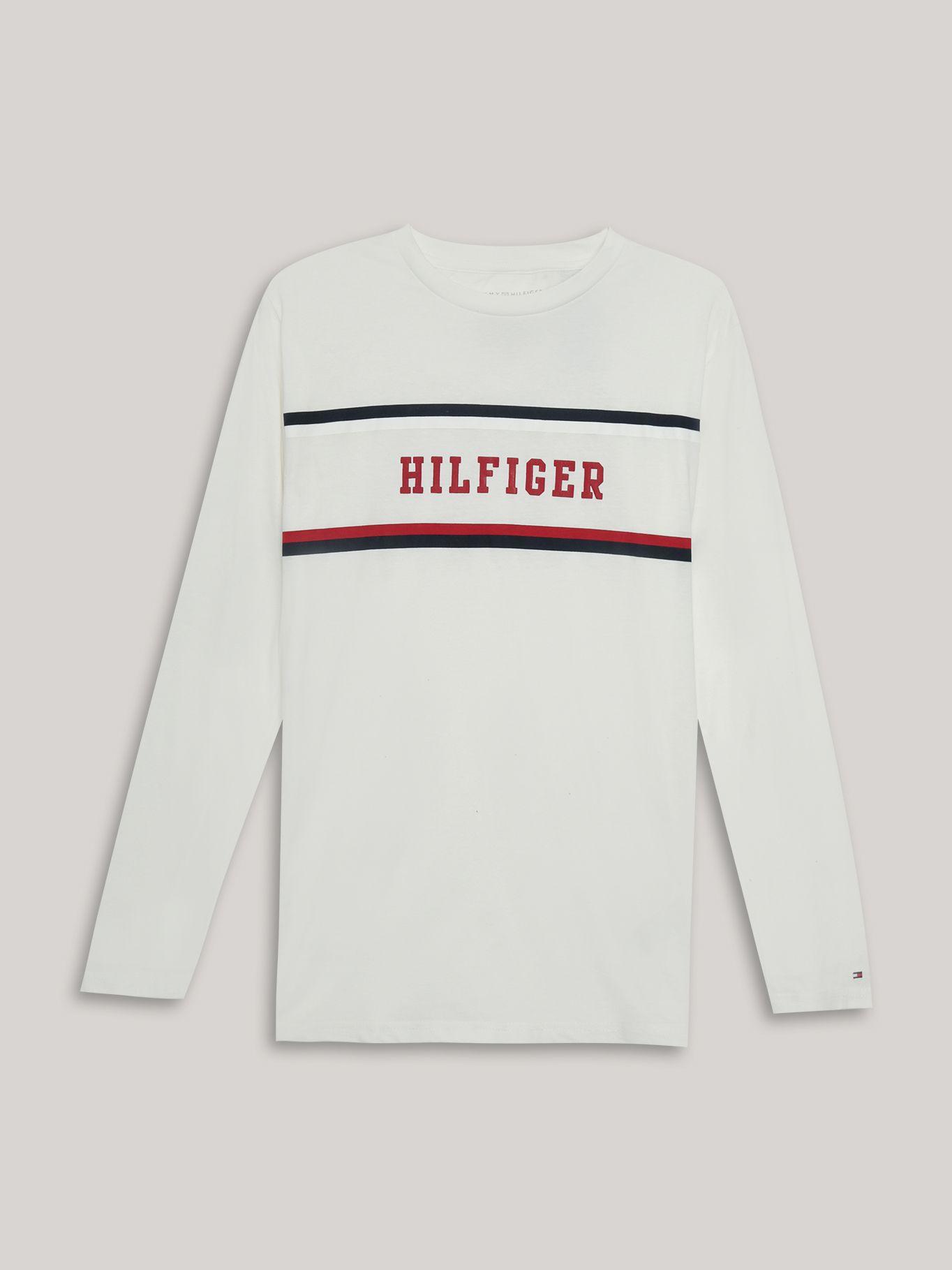 Polera De Niño Con Logo Estampado Blanco Tommy Hilfiger-0