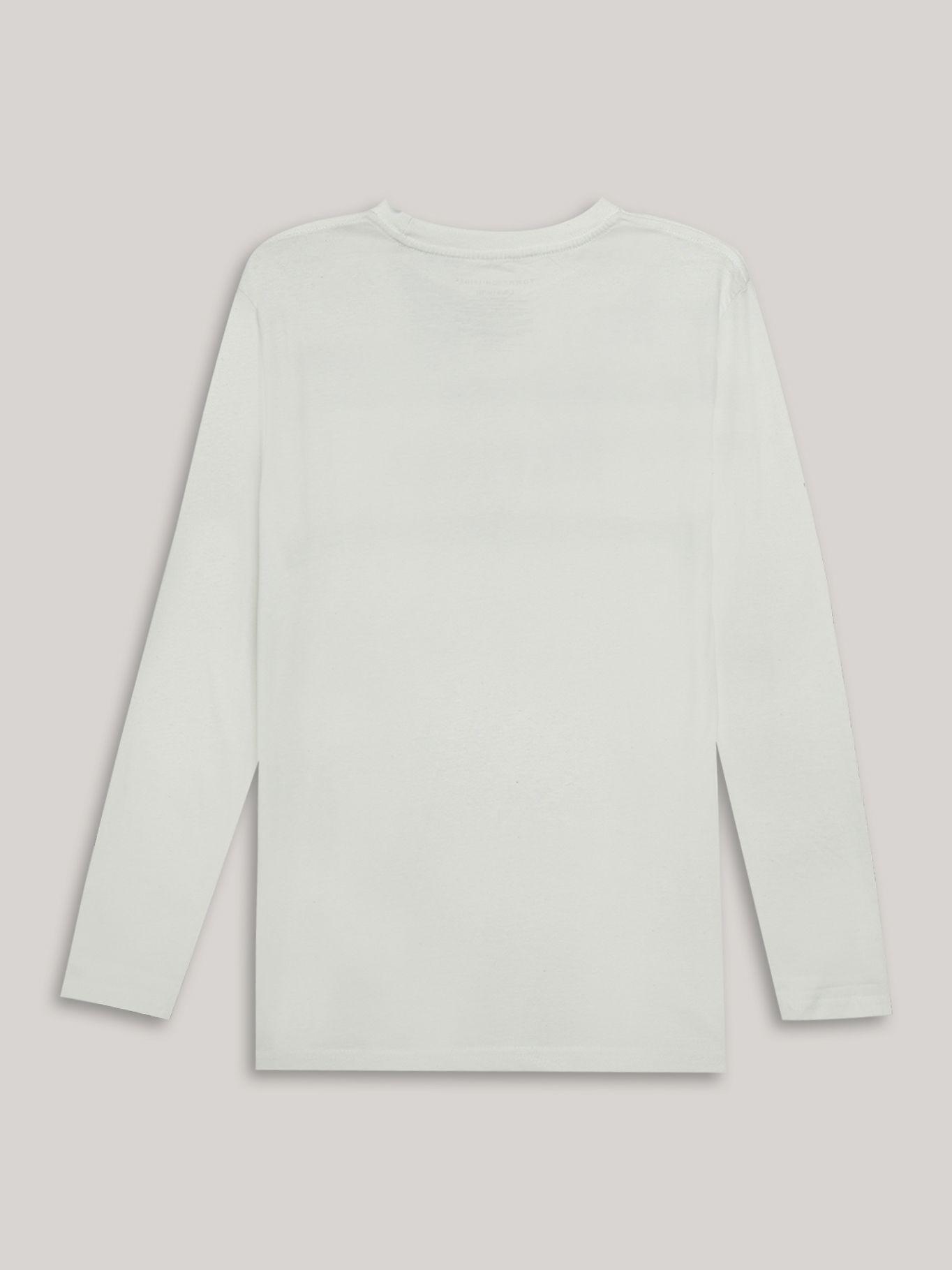 Polera De Niño Con Logo Estampado Blanco Tommy Hilfiger-1