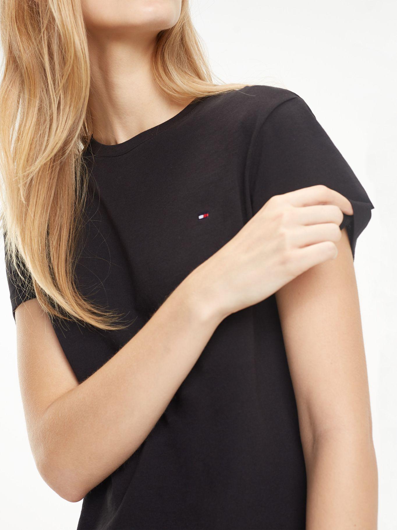 Polera Heritage C-Neck Negro Tommy Hilfiger-3