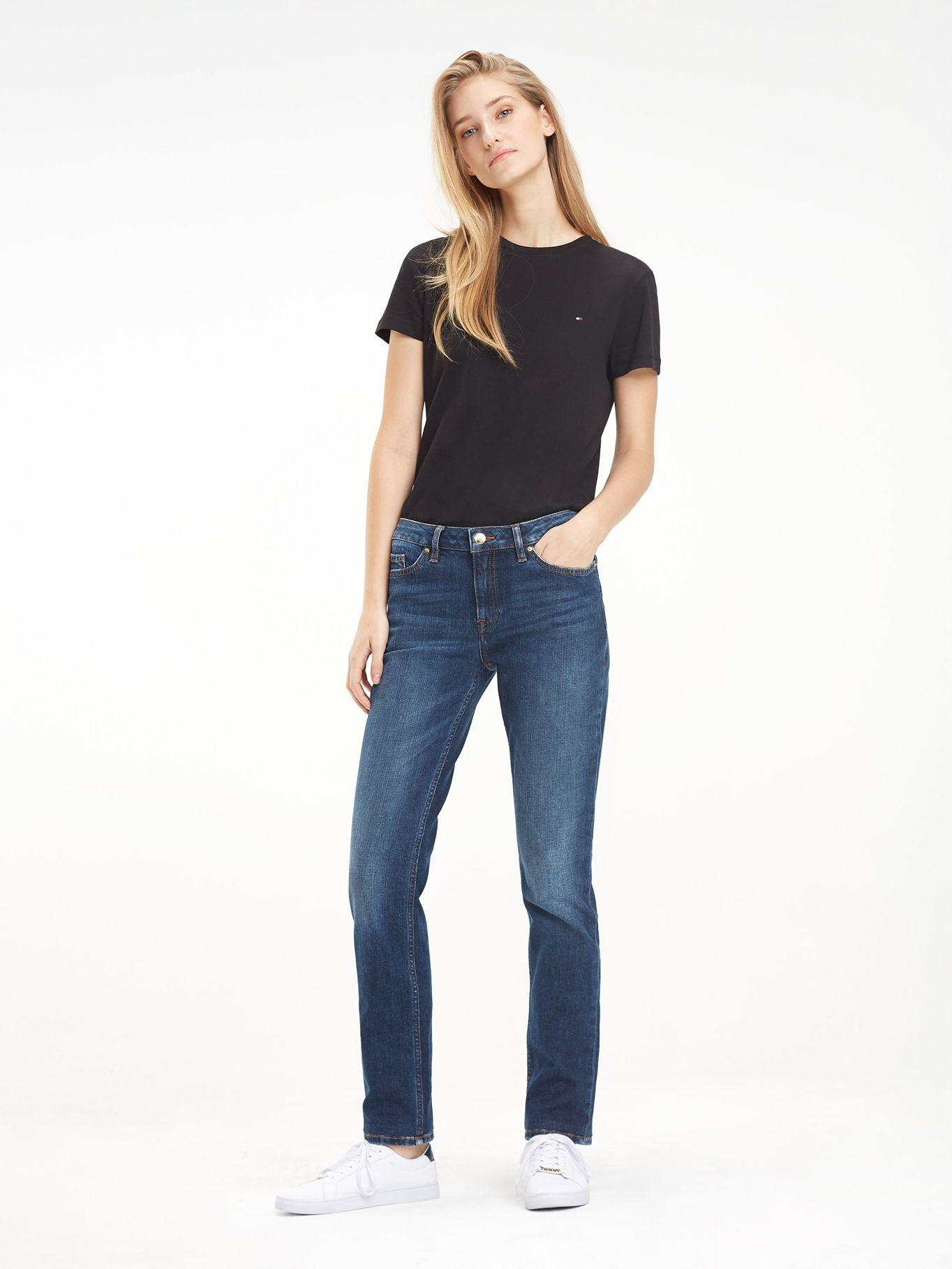 Polera Heritage C-Neck Negro Tommy Hilfiger-1