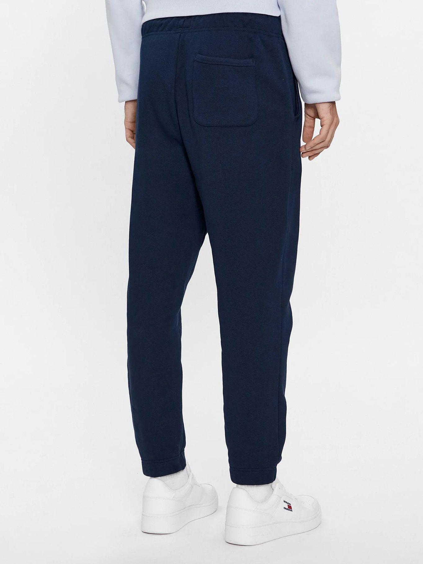 Joggers De Algodón Con Logo Azul Tommy Jeans-2