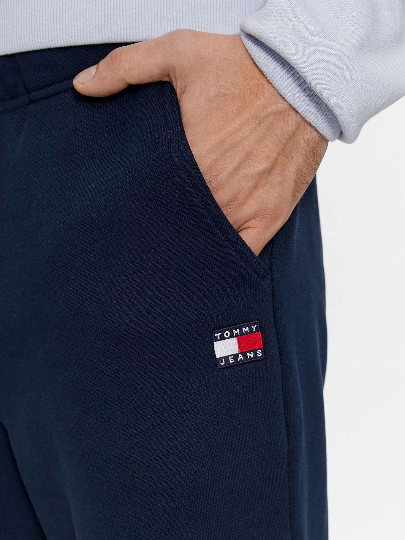 Joggers De Algodón Con Logo Azul Tommy Jeans-3