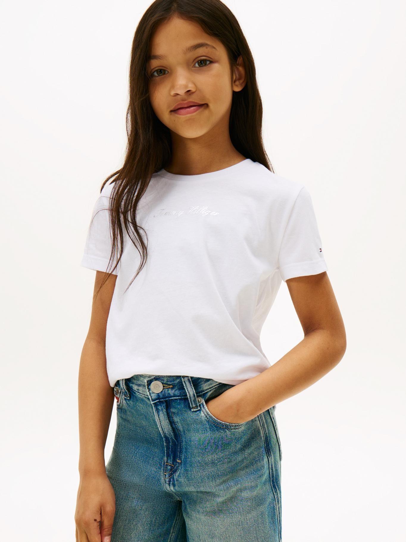 Polera Con Logo Script Blanco Tommy Hilfiger-0