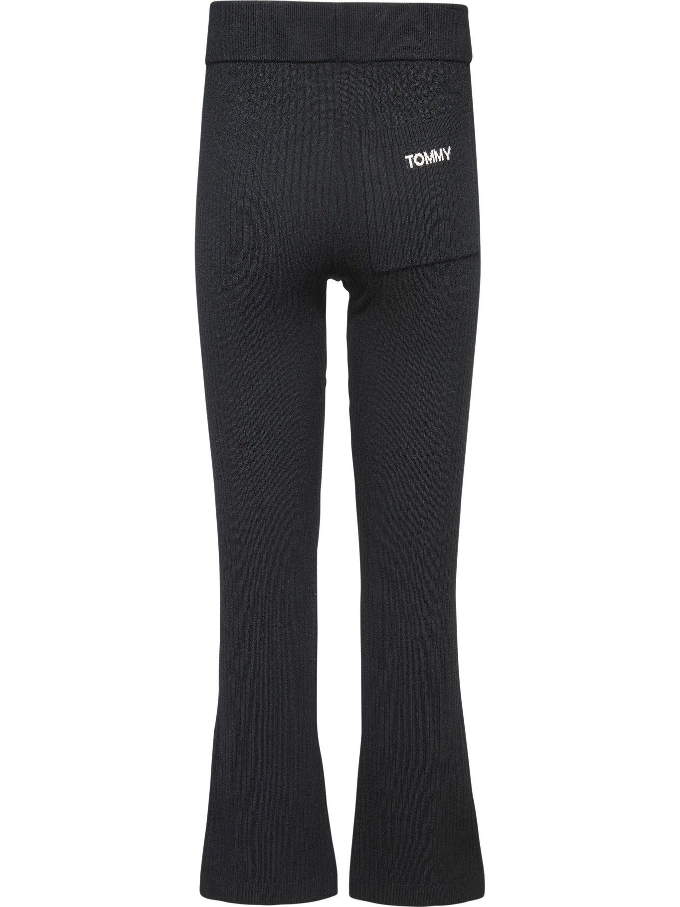 Pantalón Acampanado Negro Tommy Hilfiger A2-1