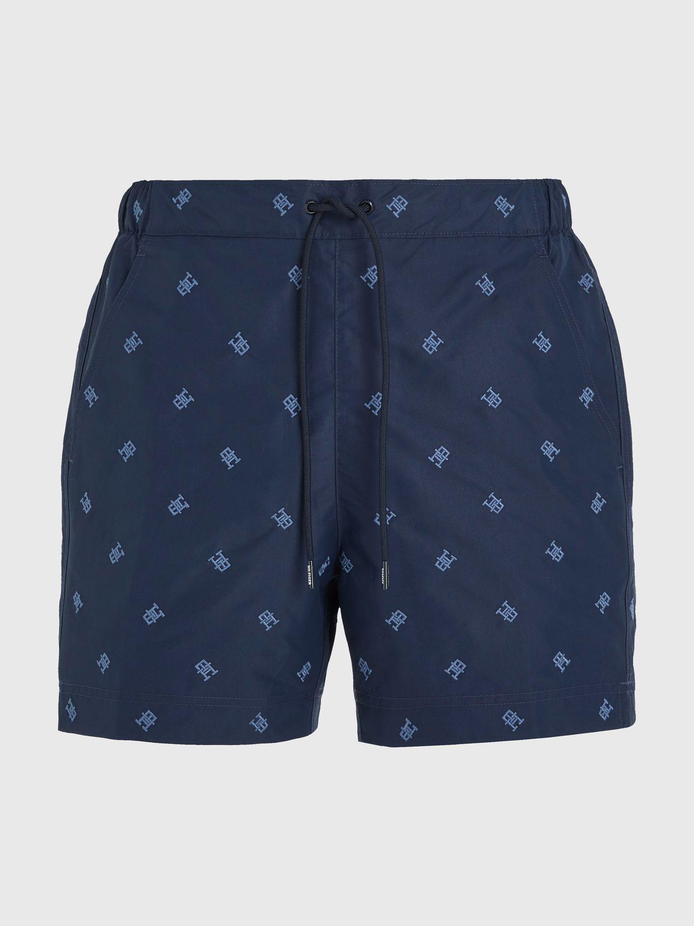 TRAJE DE BAÑO LOGO MONOGRAM AZUL DW5 TOMMY HILFIGER-0