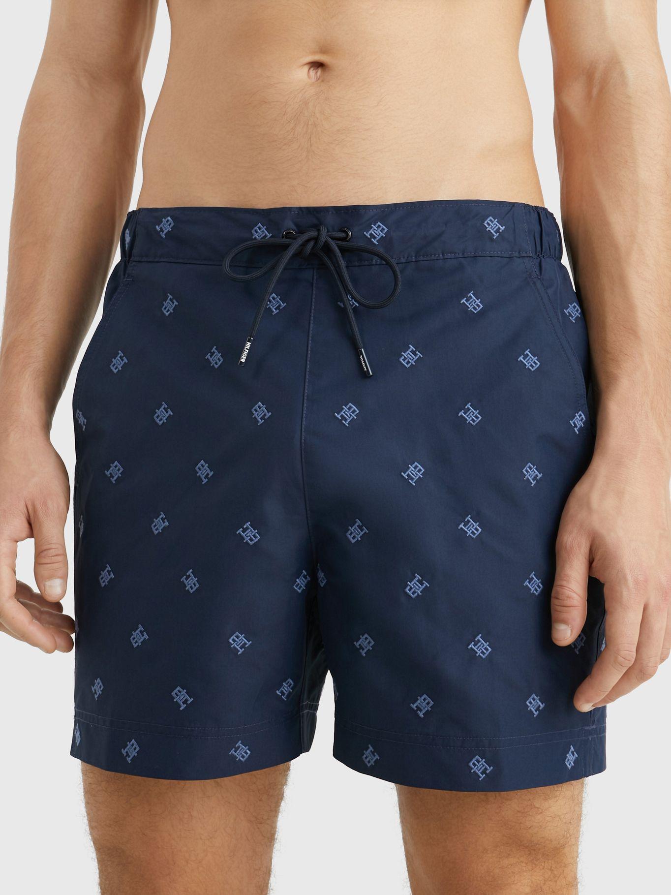TRAJE DE BAÑO LOGO MONOGRAM AZUL DW5 TOMMY HILFIGER-2