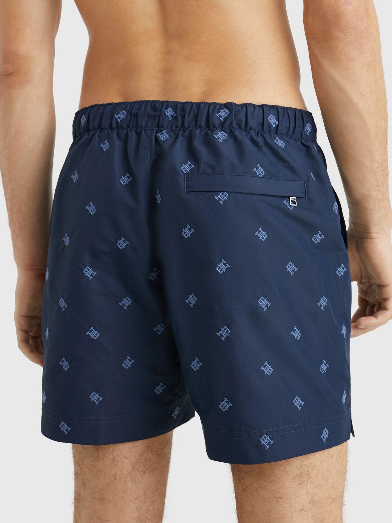 TRAJE DE BAÑO LOGO MONOGRAM AZUL DW5 TOMMY HILFIGER-3