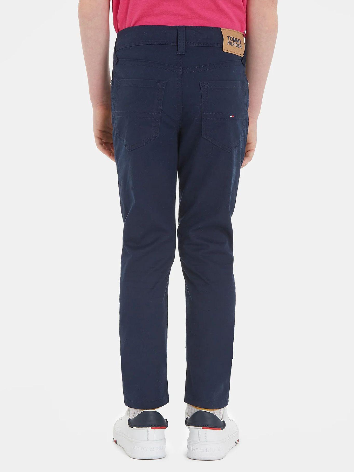 Pantalón Scanton Con Logo Azul Tommy Hilfiger-1