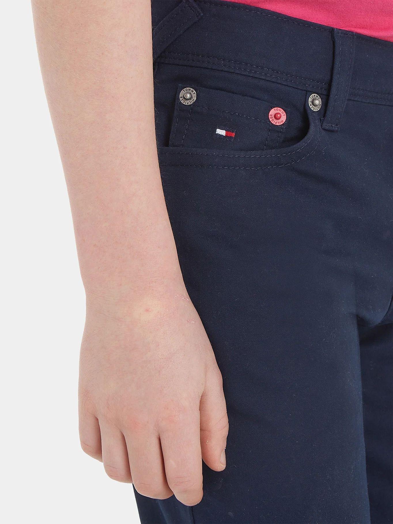 Pantalón Scanton Con Logo Azul Tommy Hilfiger-2