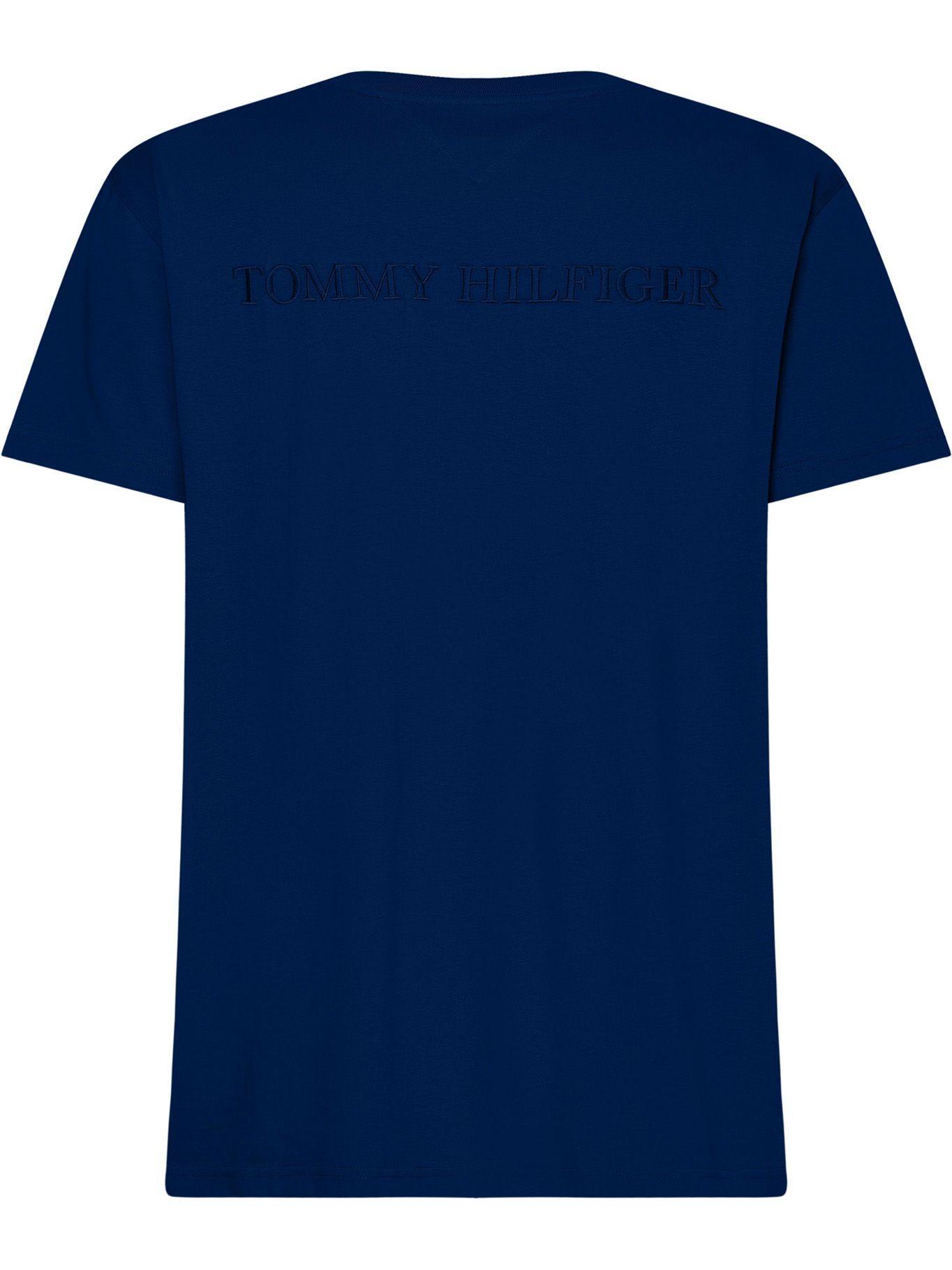 Polera Con Logo Earth Azul Tommy Hilfiger JN2-1