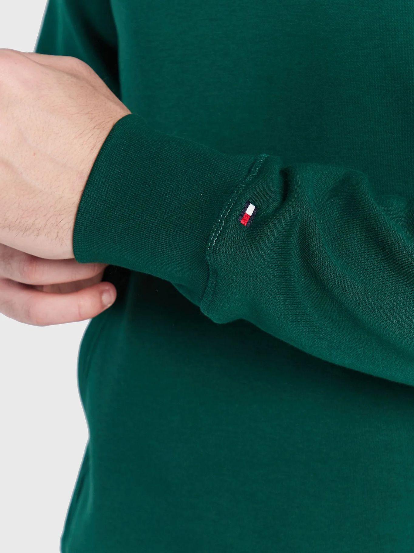 Polerón Hoodie New York Logo Verde Tommy Hilfiger-4