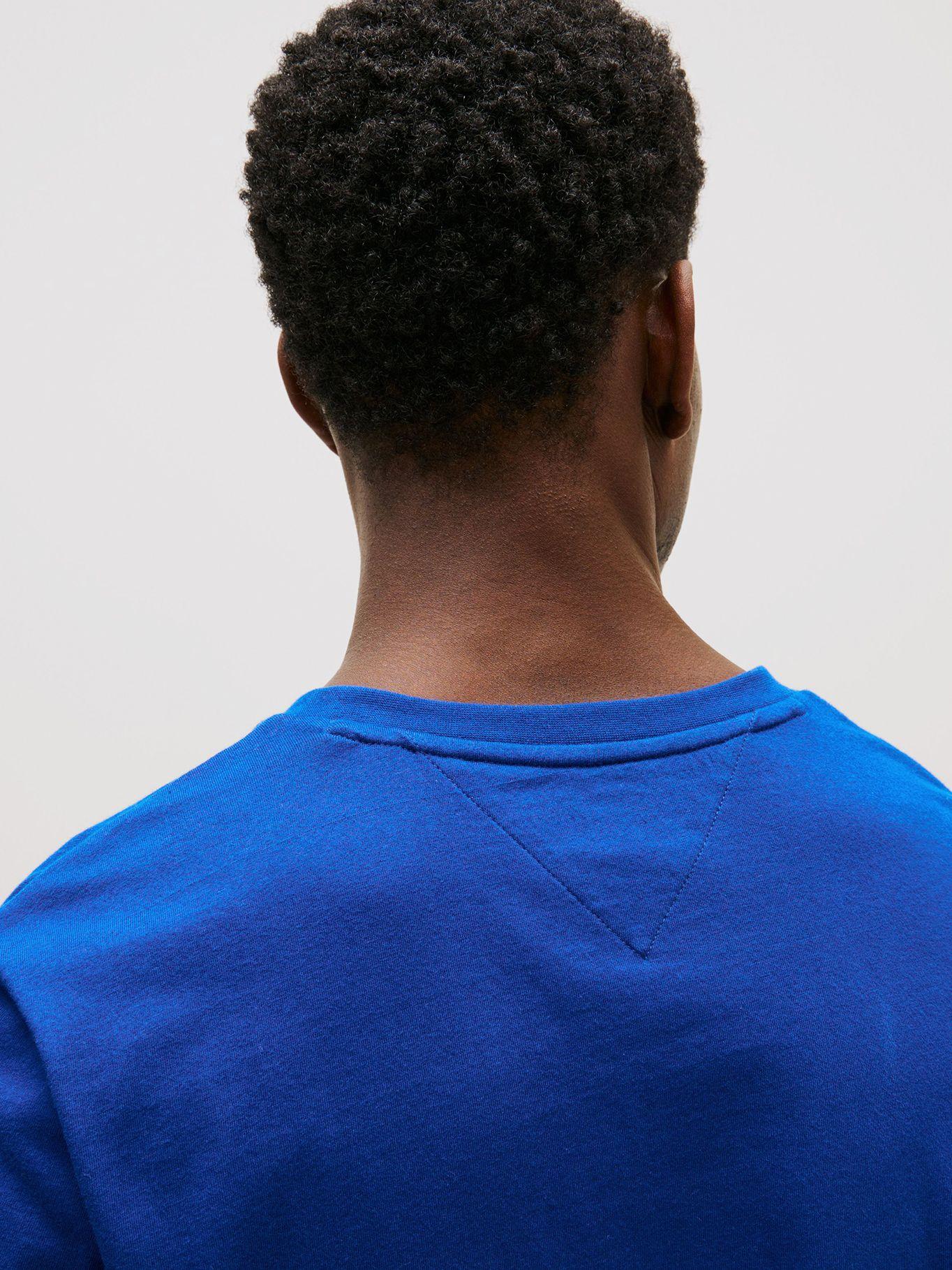 Polera  Cotton V Essential Regular Azul Tommy Hilfiger-3