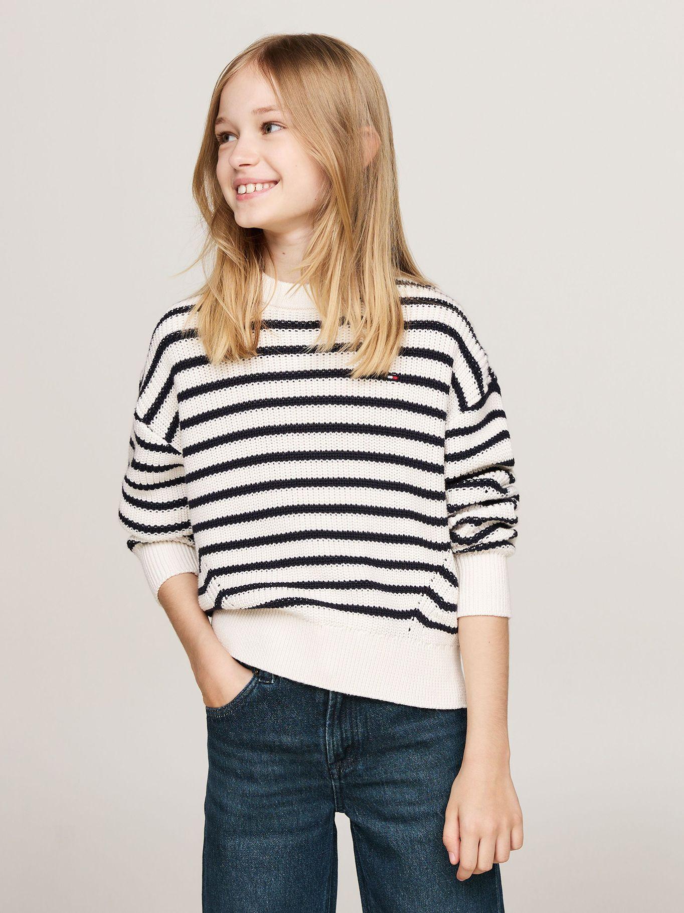 Sweater Esencial Diseño Rayas Multicolor Tommy Hilfiger-0
