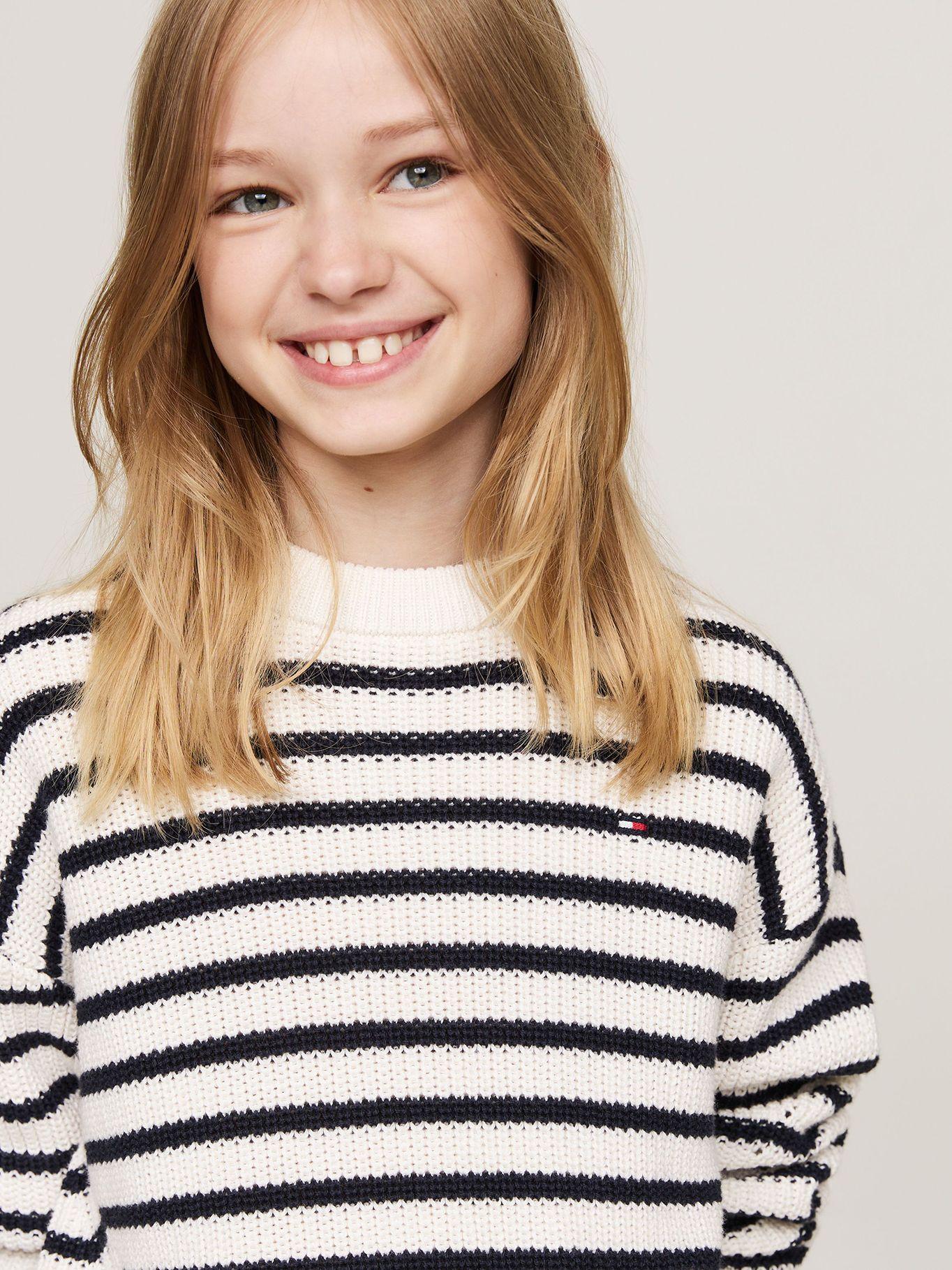 Sweater Esencial Diseño Rayas Multicolor Tommy Hilfiger-3