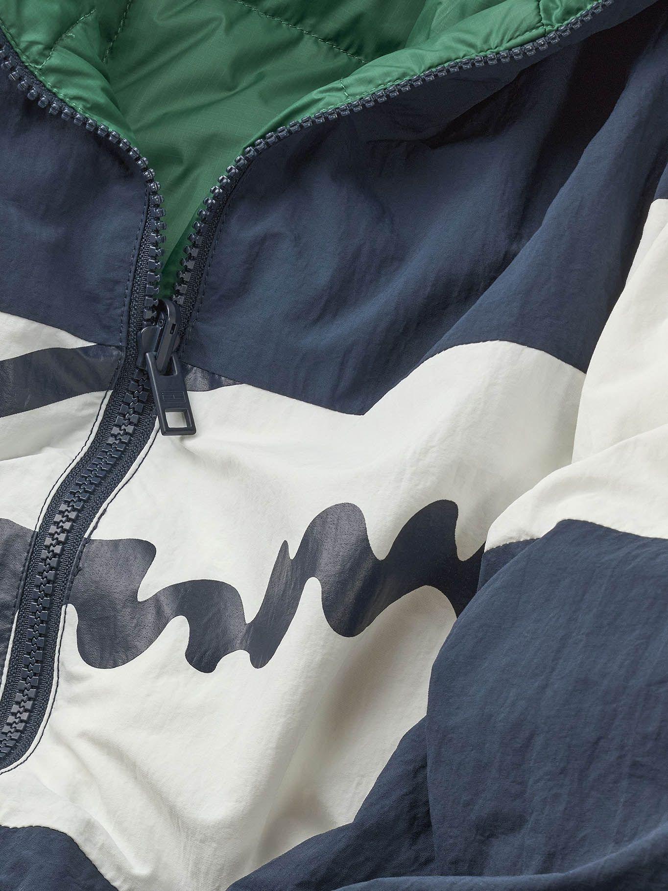 Parka Reversible Signature Azul Tommy Hilfiger-4