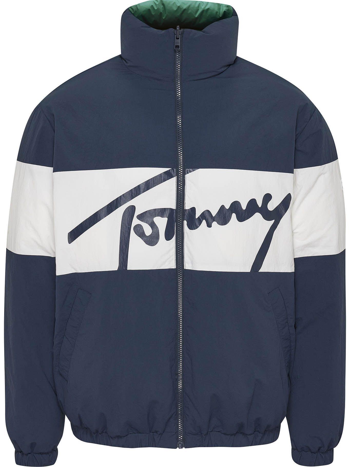 Parka Reversible Signature Azul Tommy Hilfiger-0