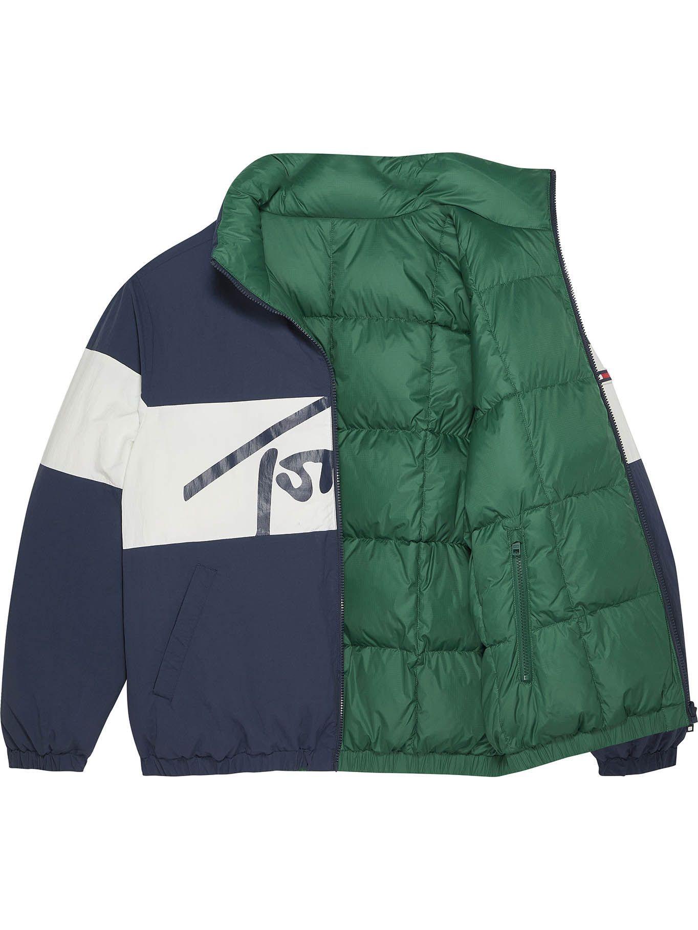 Parka Reversible Signature Azul Tommy Hilfiger-5
