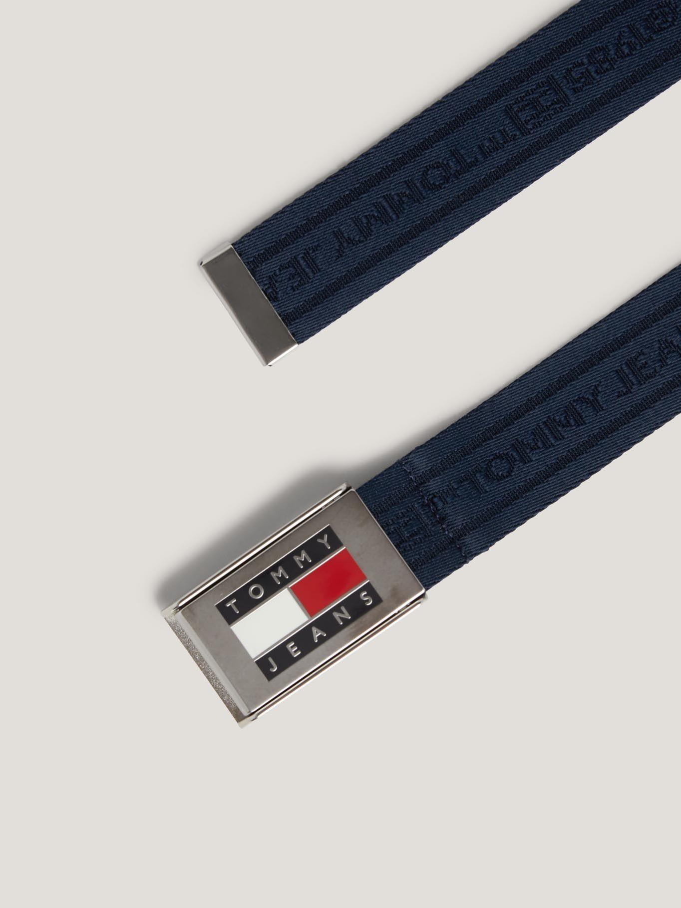 Cinturón Heritag Hebilla Deslizante Azul Tommy Hilfiger-1