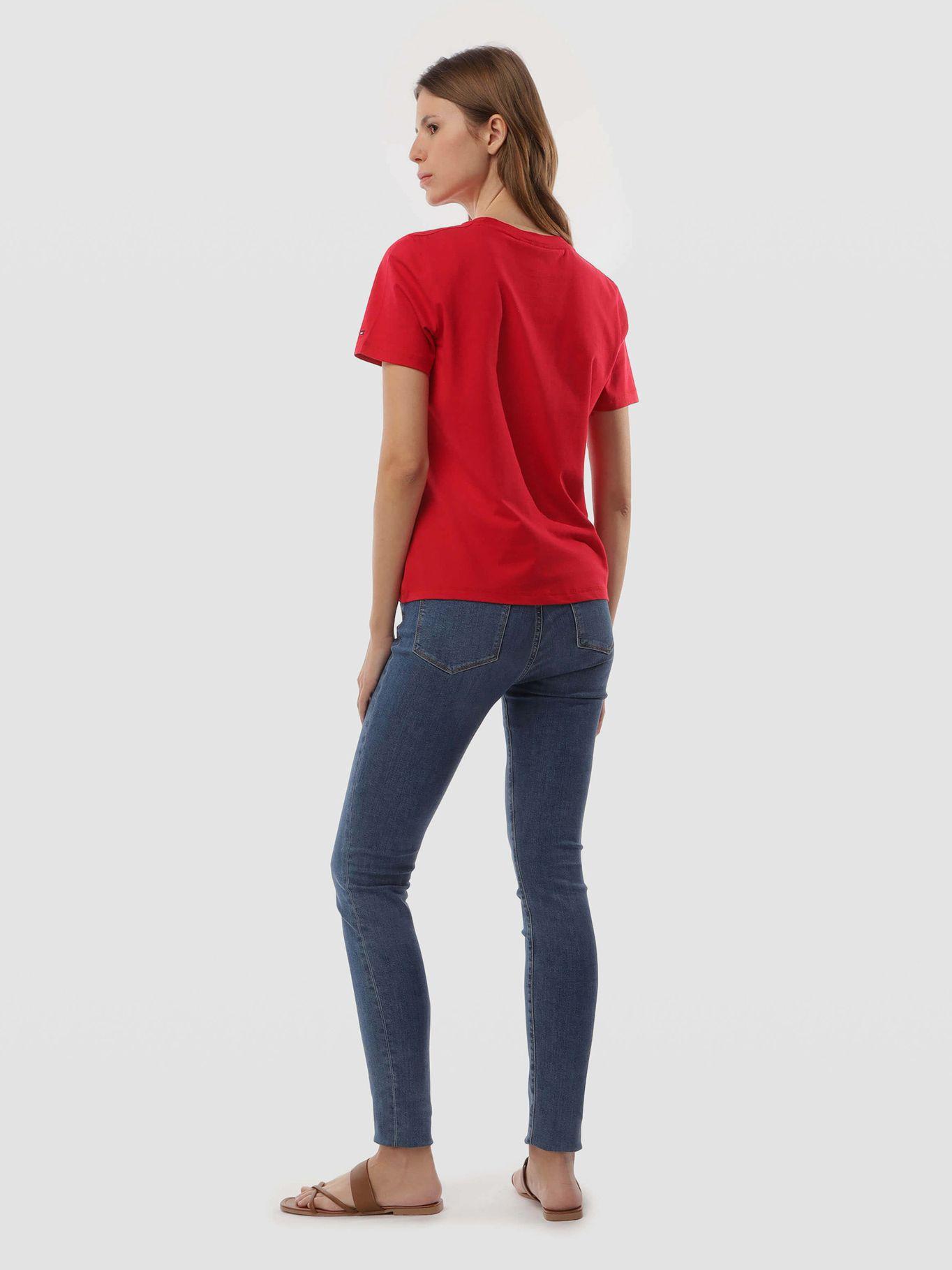 Polera Motion Flag Logo Rojo Tommy Hilfiger-4