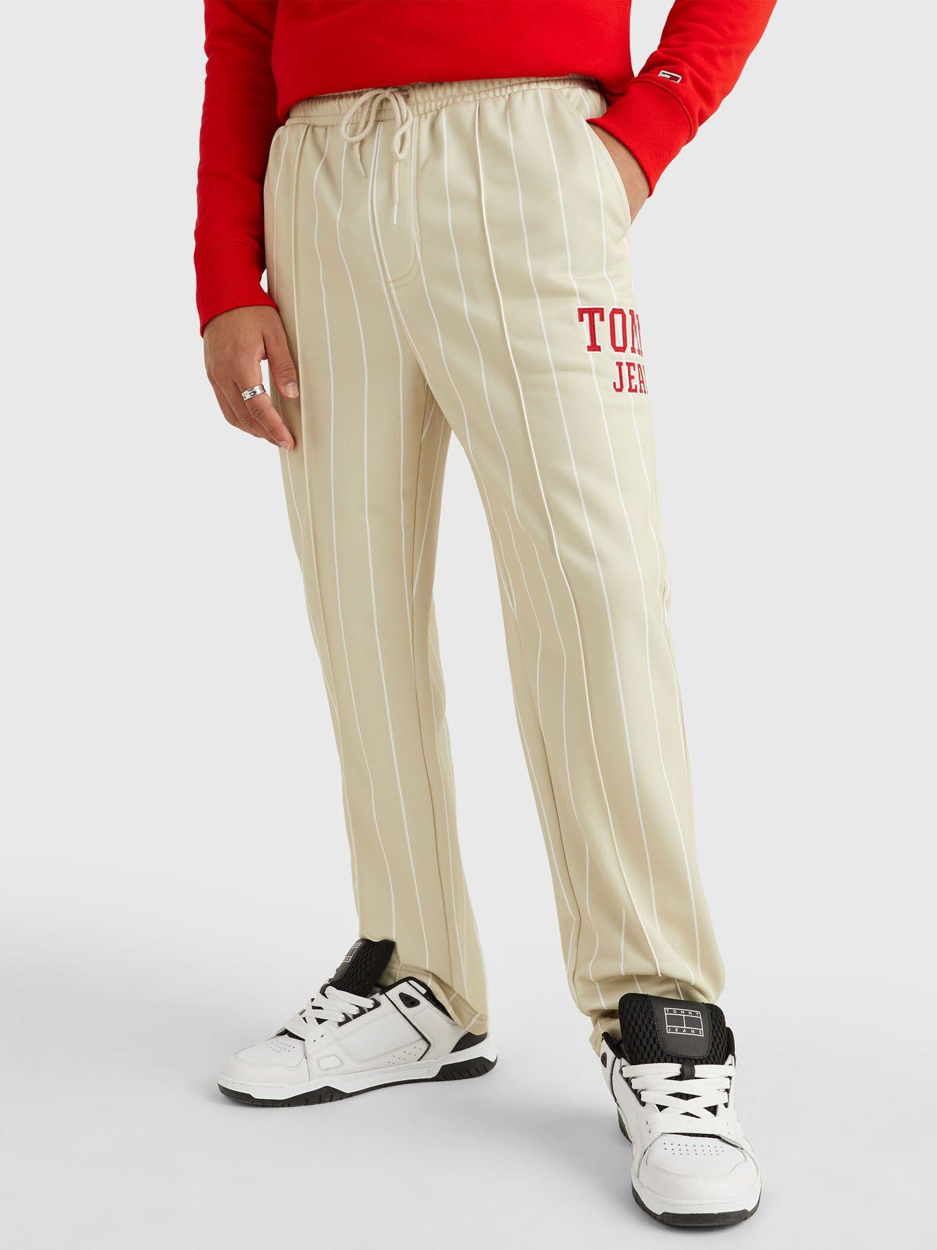 Joggers Ethan A Rayas Beige Tommy Jeans-0