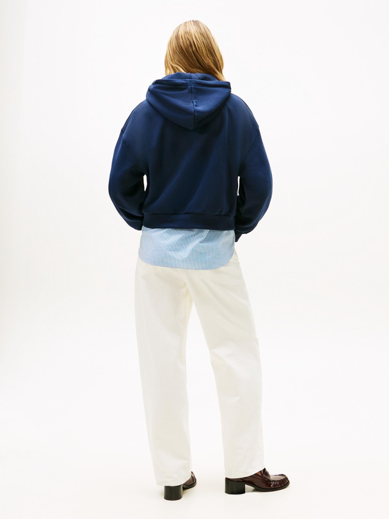 Polerón Hoodie De Felpa Relaxed Fit Tommy Hilfiger Azul-2