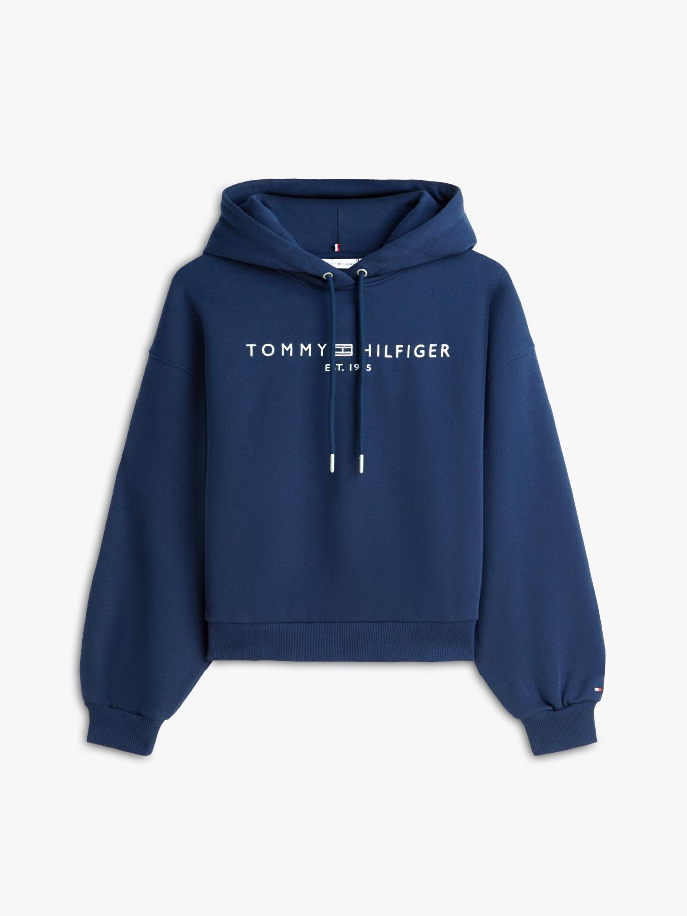 Polerón Hoodie De Felpa Relaxed Fit Tommy Hilfiger Azul-4
