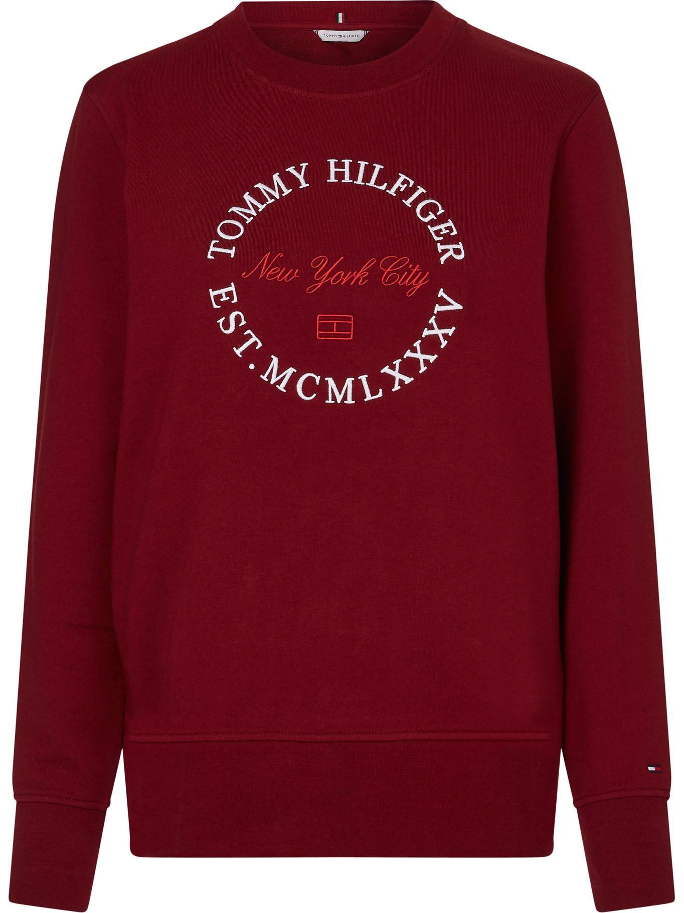 Polerón Circle Logo Rojo Tommy Hilfiger-0