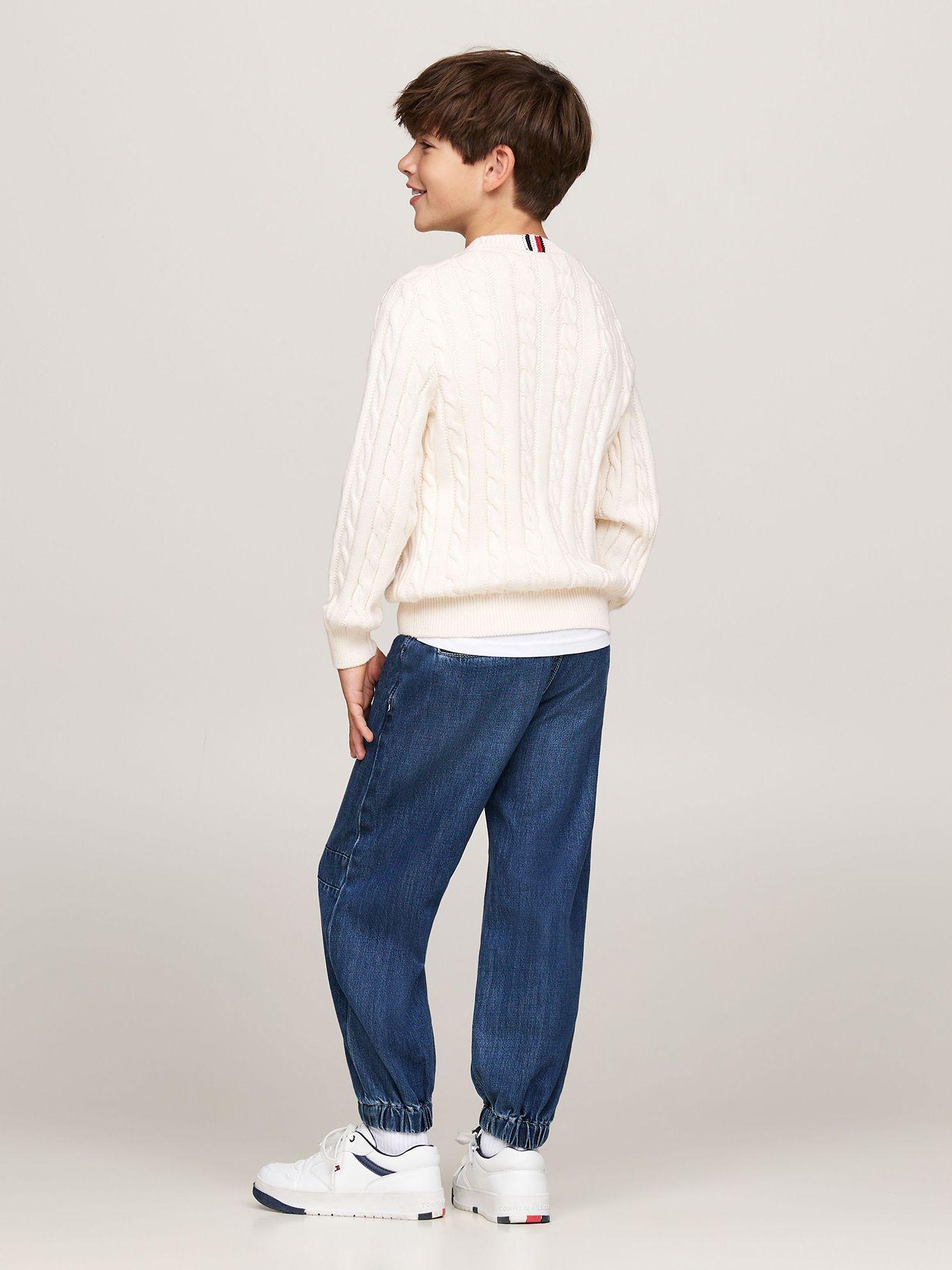 Sweater De Niño Essential Blanco Tommy Hilfiger-2