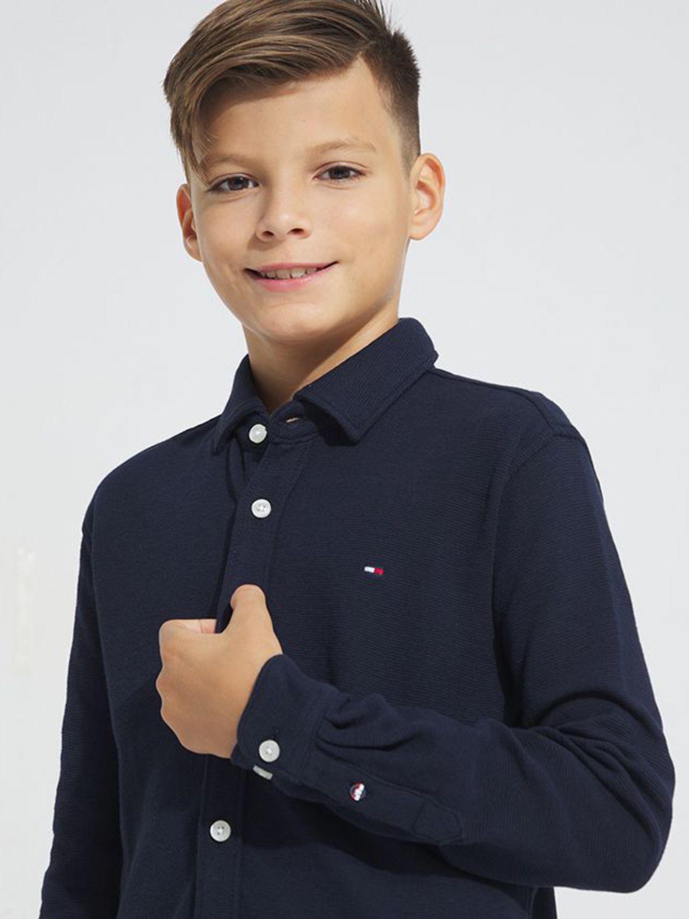 Camisa Elegante Regular Fit Azul Tommy Hilfiger-1
