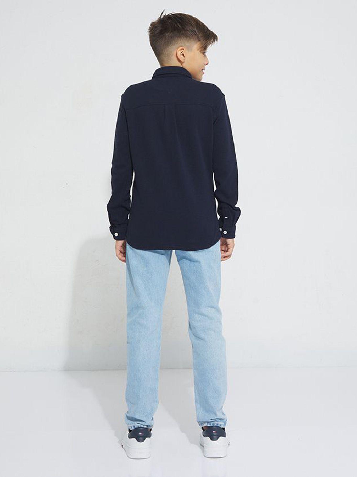 Camisa Elegante Regular Fit Azul Tommy Hilfiger-2