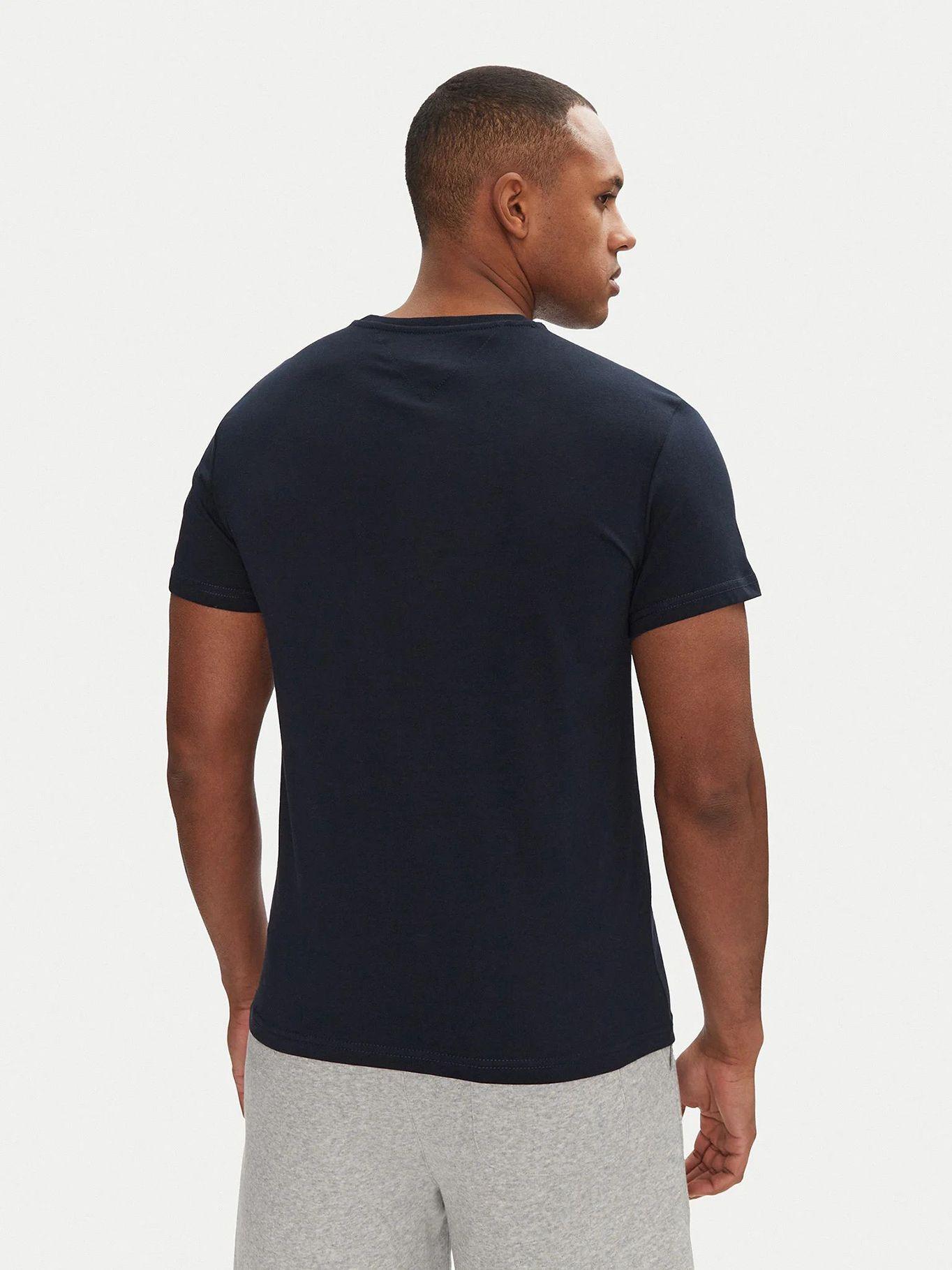 Polera Entry Graphic Logo Slim Fit Azul Tommy Jeans-2