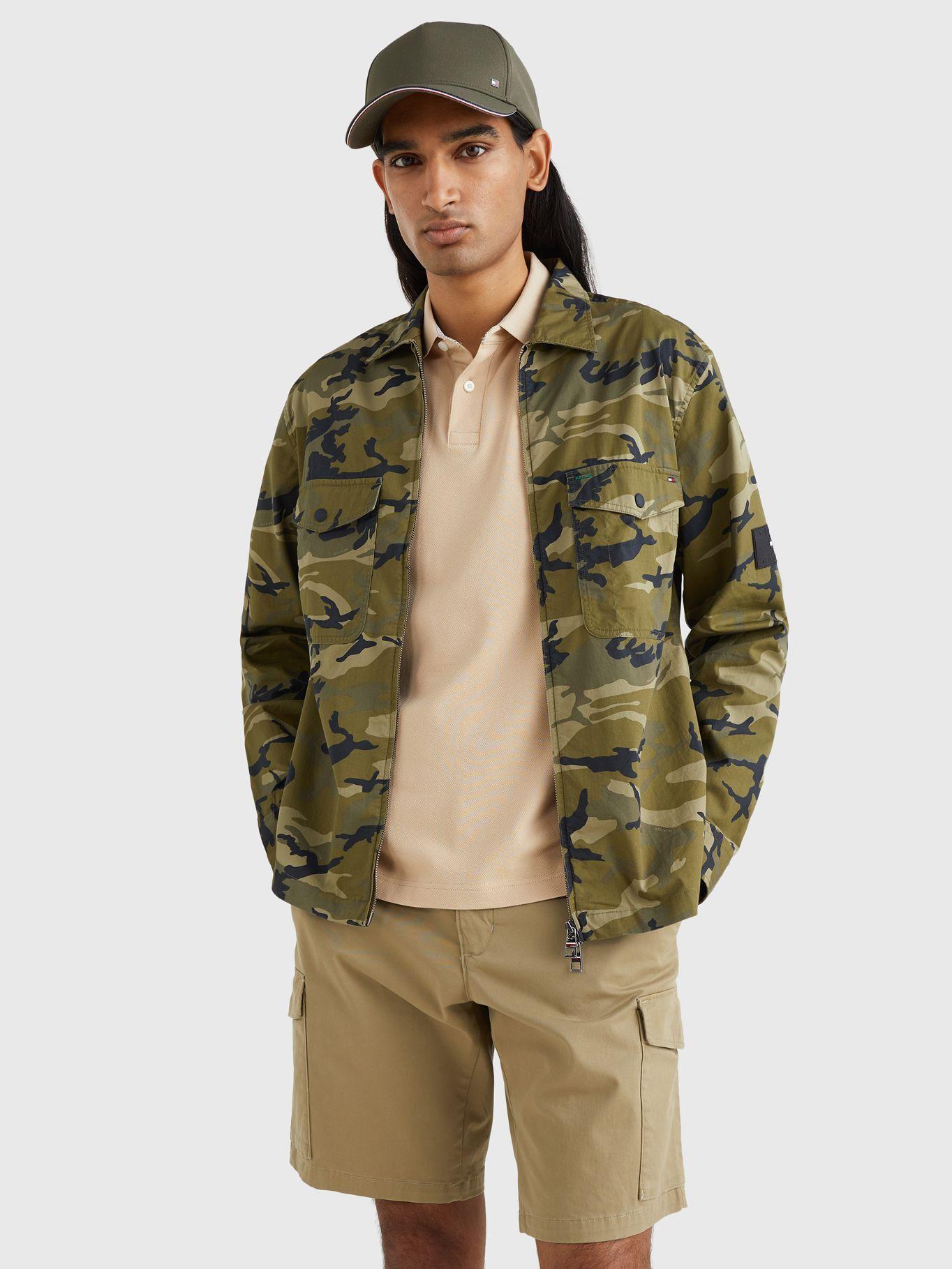 Sobrecamisa Camo Print Verde Tommy Hilfiger JN2-0