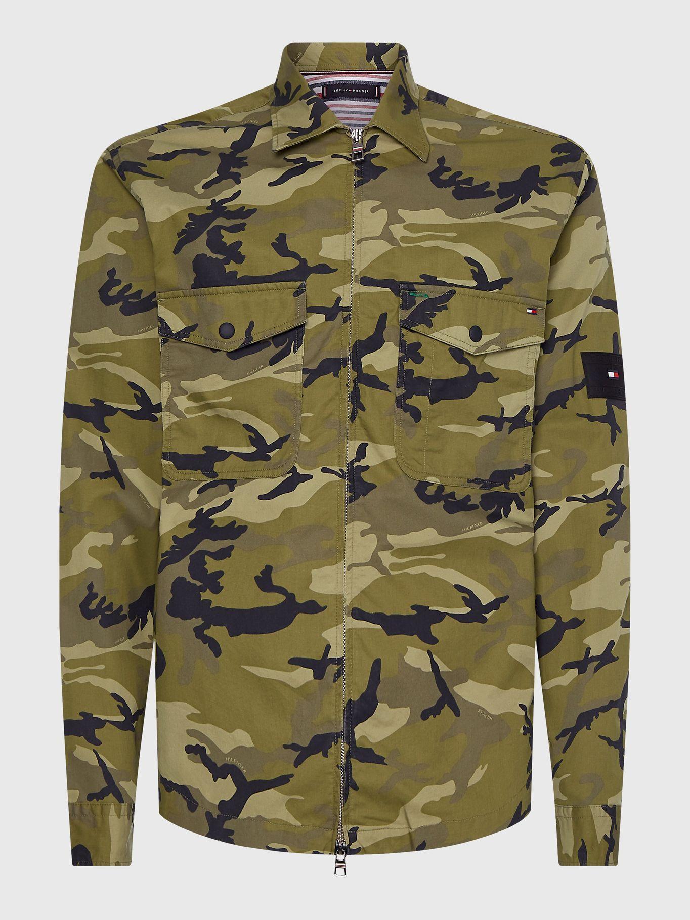 Sobrecamisa Camo Print Verde Tommy Hilfiger JN2-4