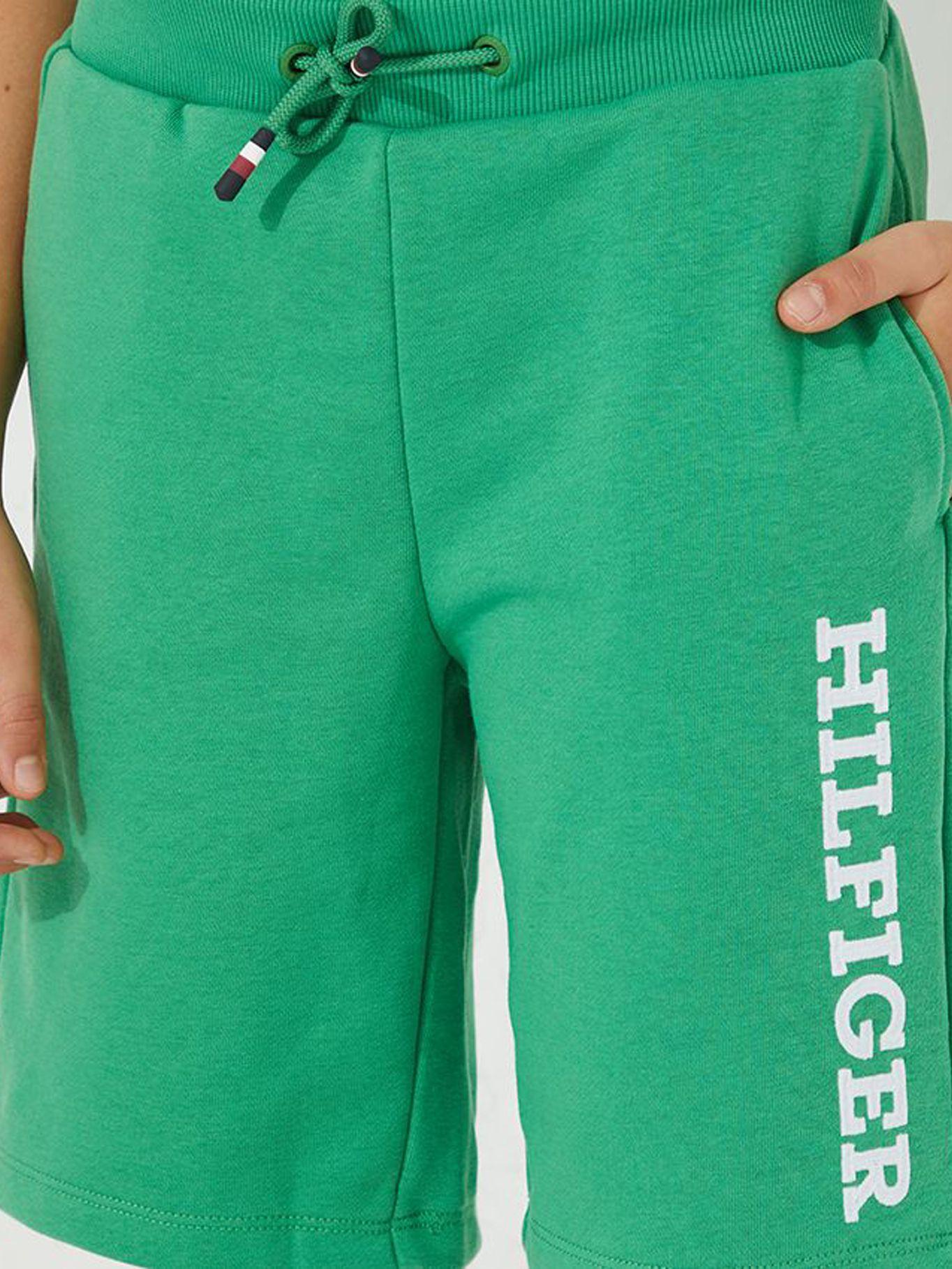 Short Con Logo Monotype Verde Tommy Hilfiger-2