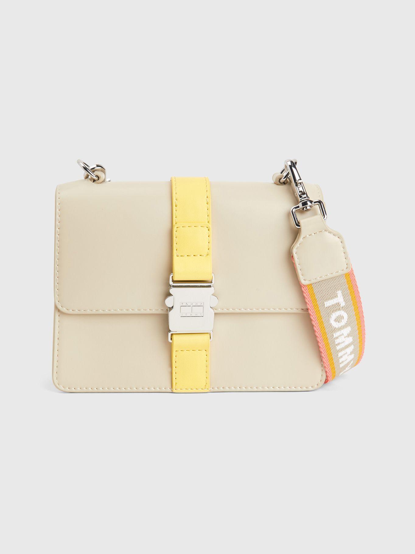Cartera Bandolera Quilted Beige Tommy Hilfiger-0