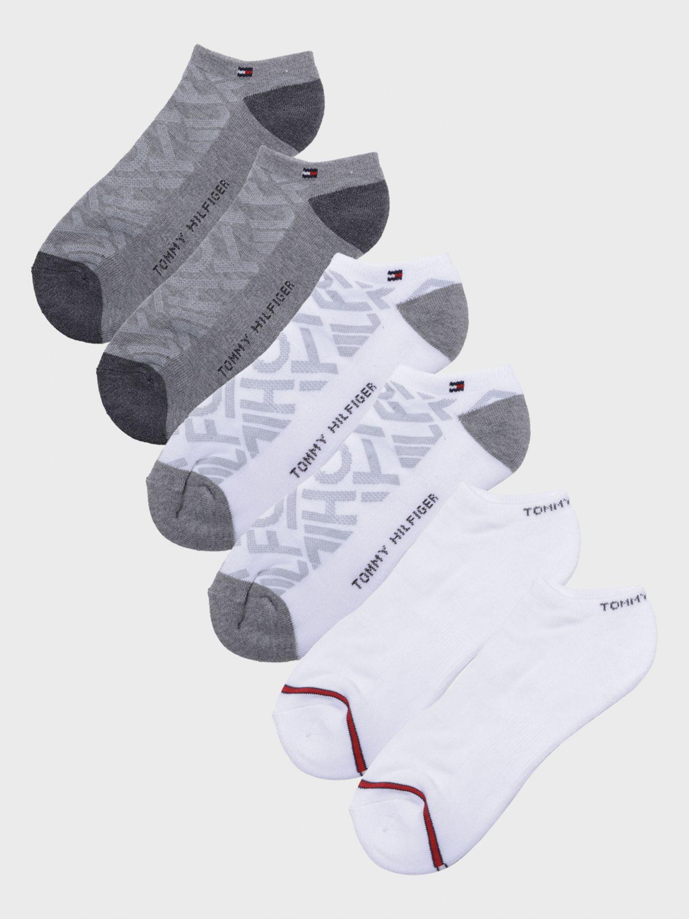 Pack De 6 Pares De Calcetines Blanco Tommy Hilfiger-0