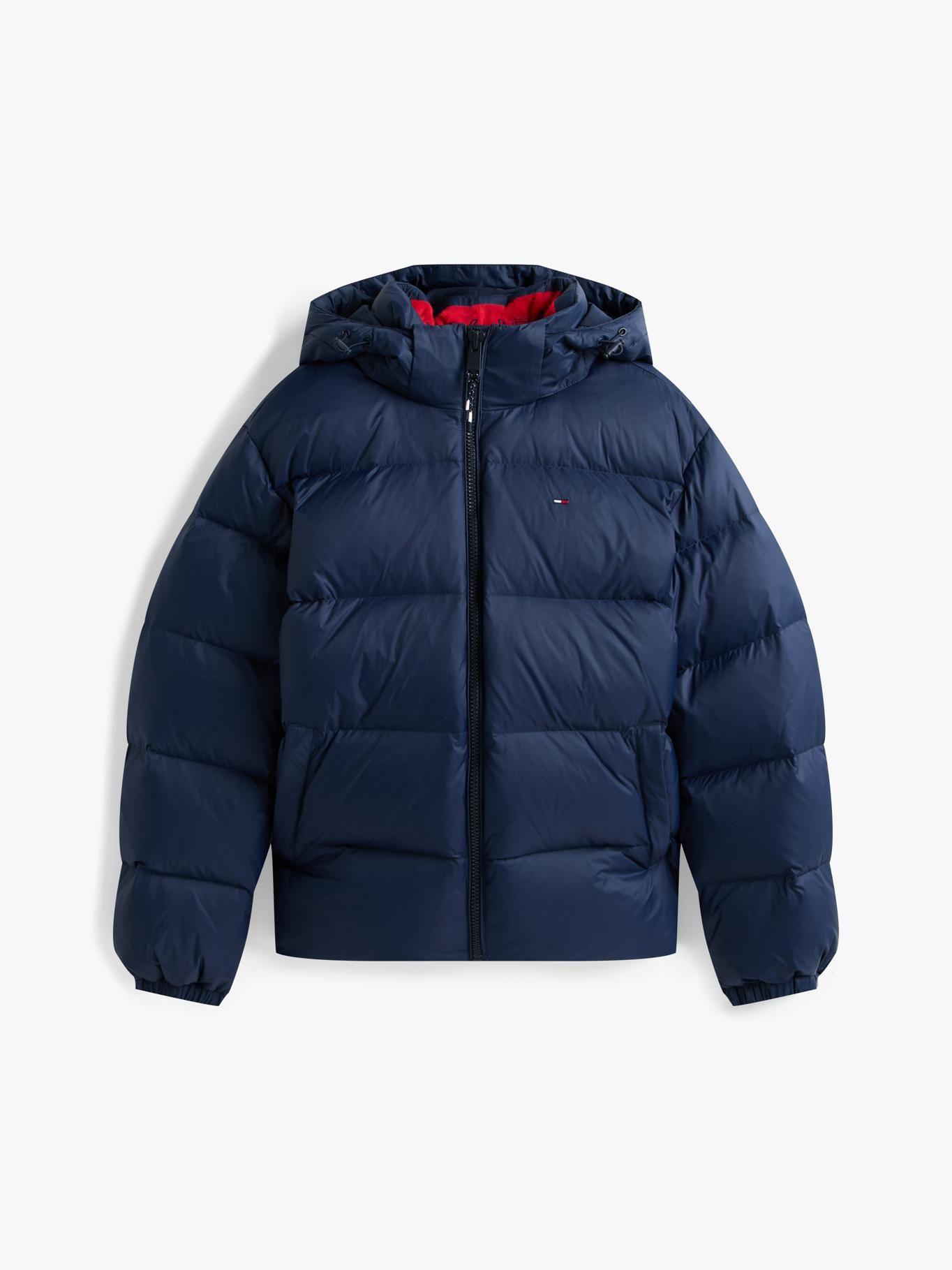 Parka Essential Acolchada Con Gorro Azul Tommy Jeans-4