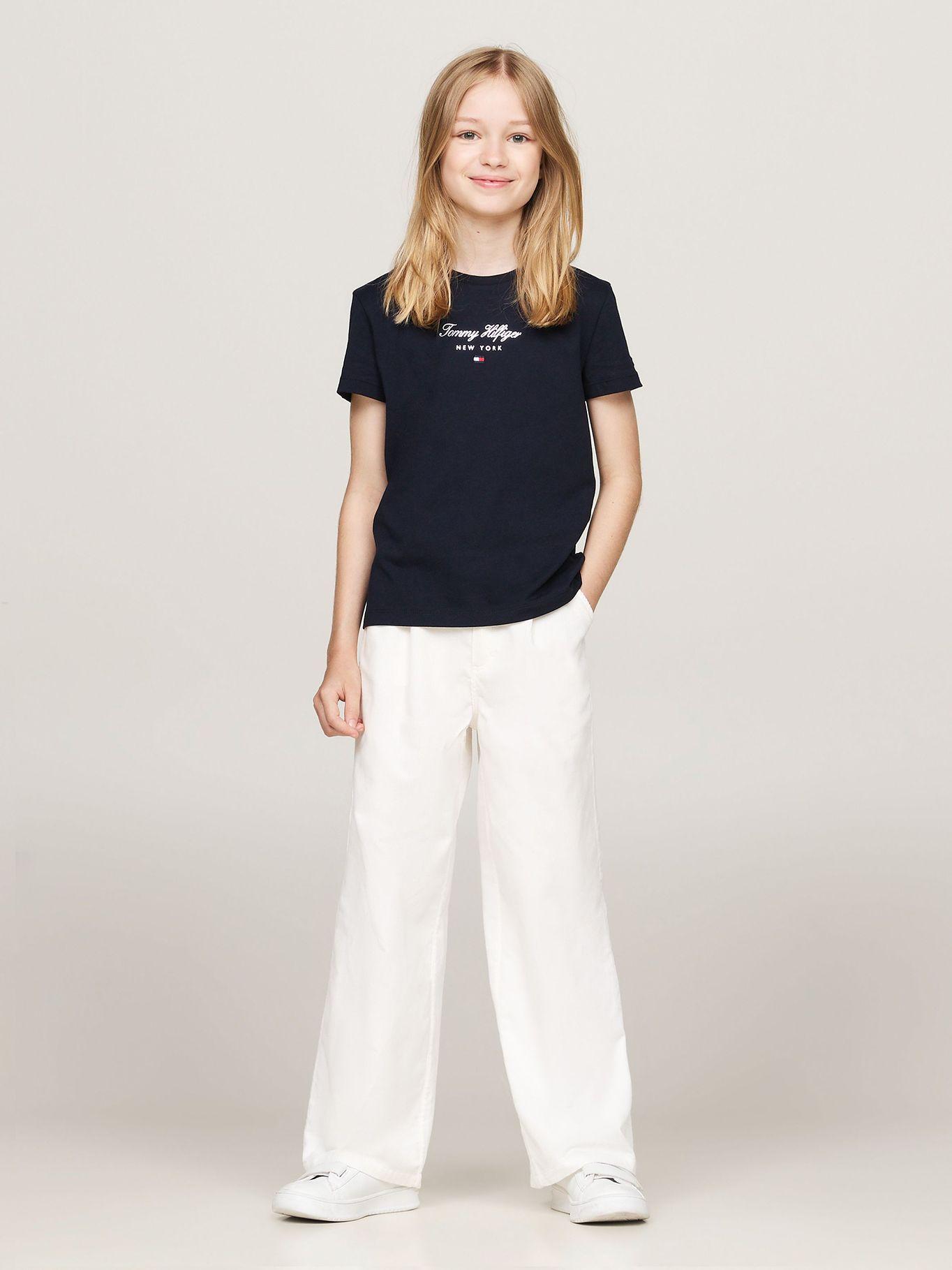 Polera De Niña Con Logo Nyc Azul Tommy Hilfiger-1