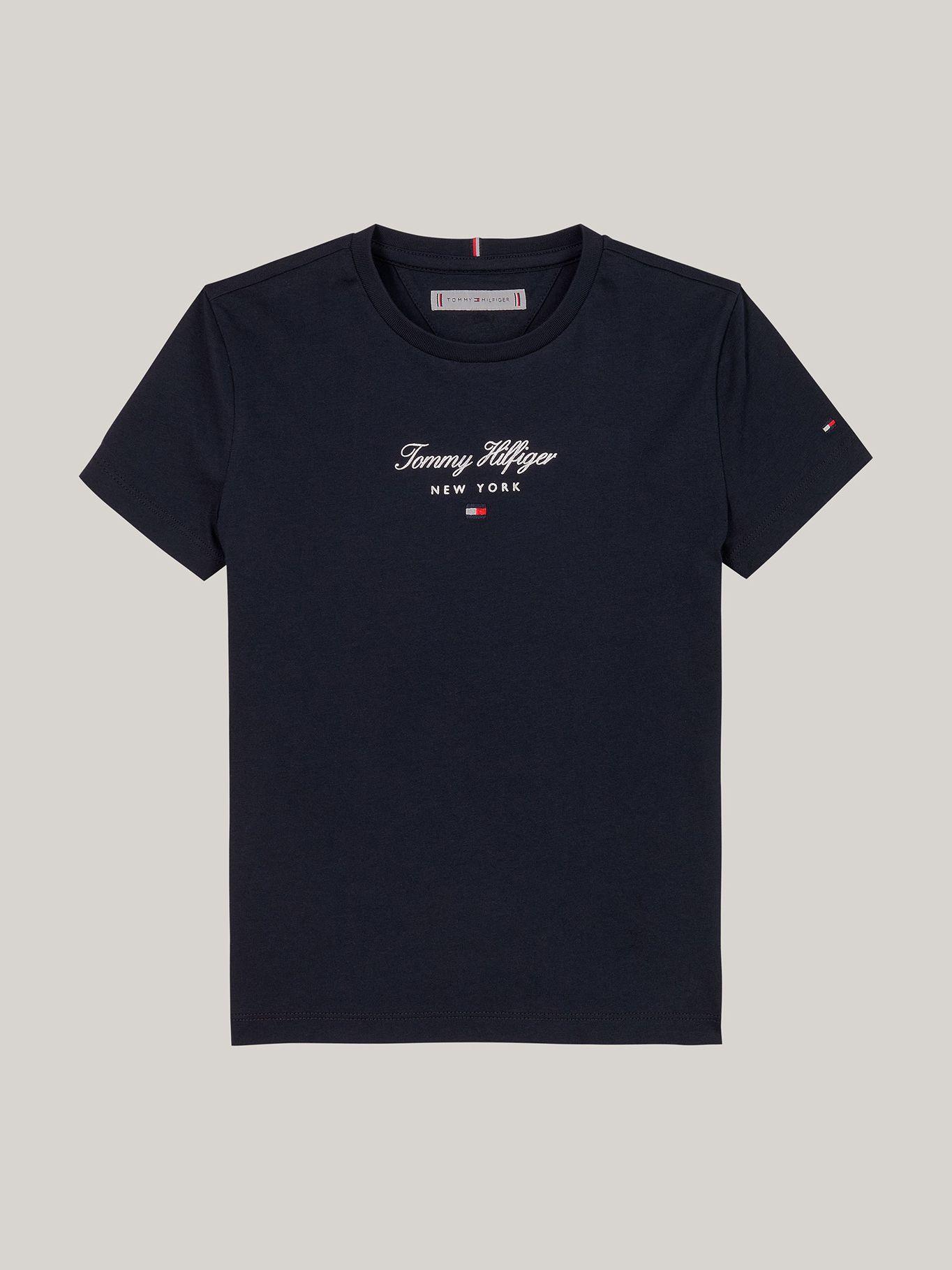 Polera De Niña Con Logo Nyc Azul Tommy Hilfiger-4